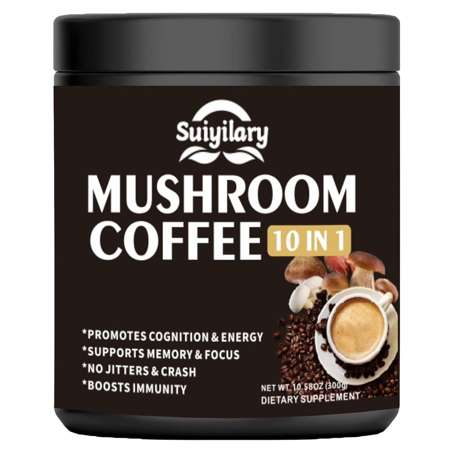 Café de Hongo Suiyilary 300g - Mezcla de 10 Hongos Nutritivos