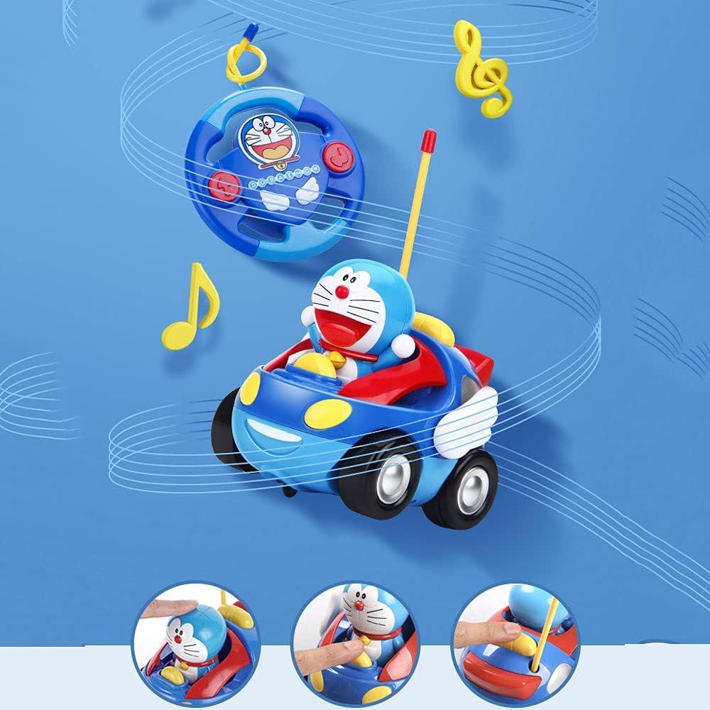 Coche de Control Remoto Doraemon RC Recargable para Niños 1-6 Años