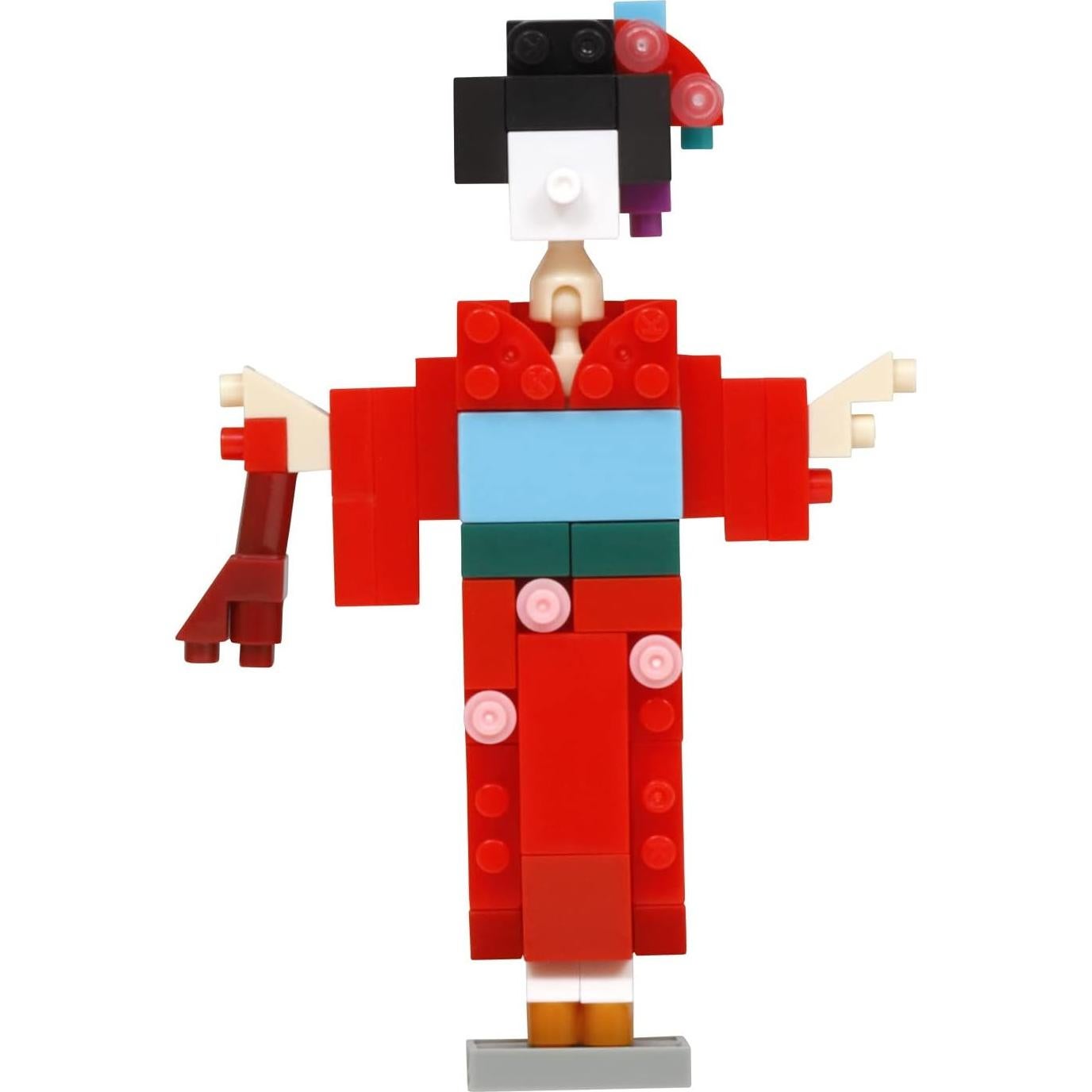 Nanoblock Chica de Kimono - Kit de Construcción 120 Piezas