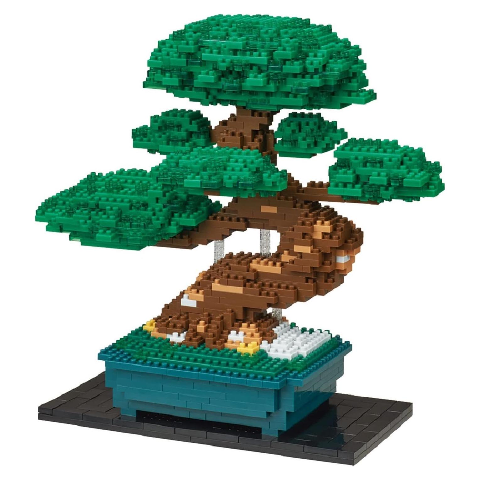 Nanoblock Bonsai Matsu Deluxe 1200 Piezas 19.3 cm