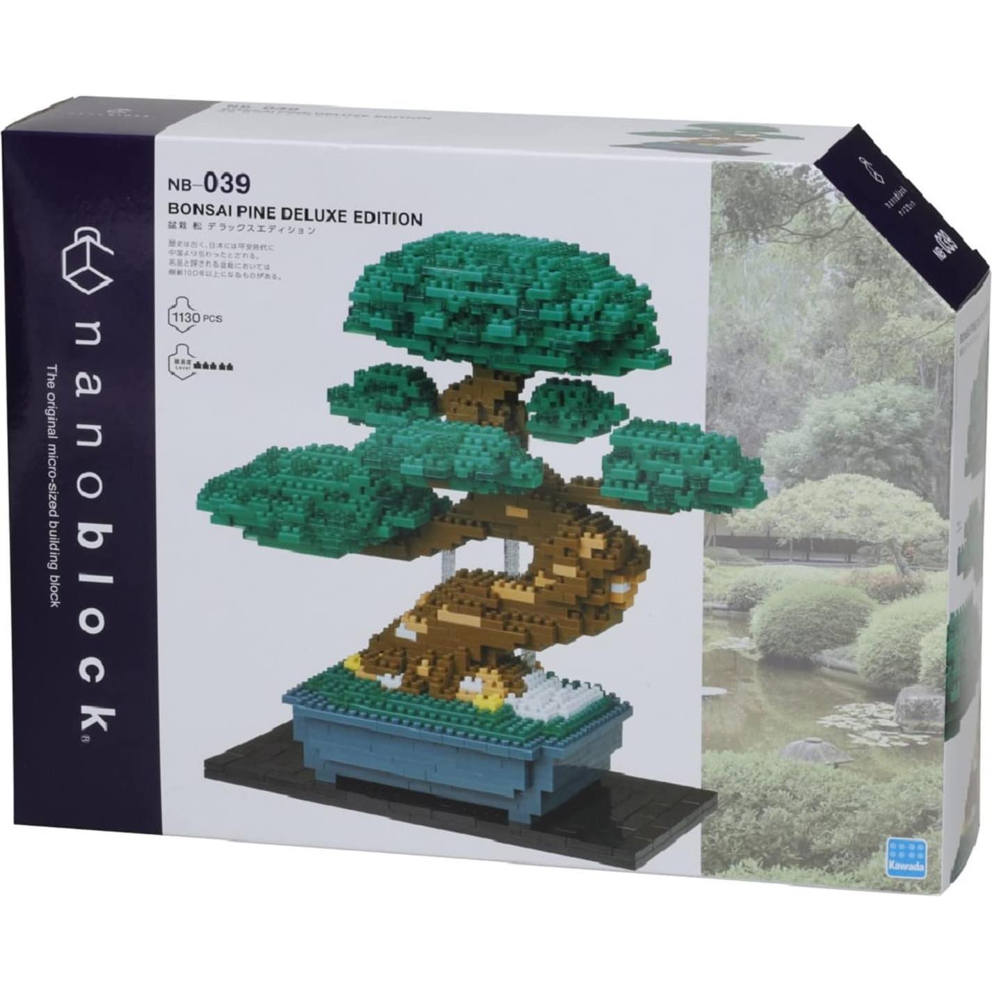Nanoblock Bonsai Matsu Deluxe 1200 Piezas 19.3 cm