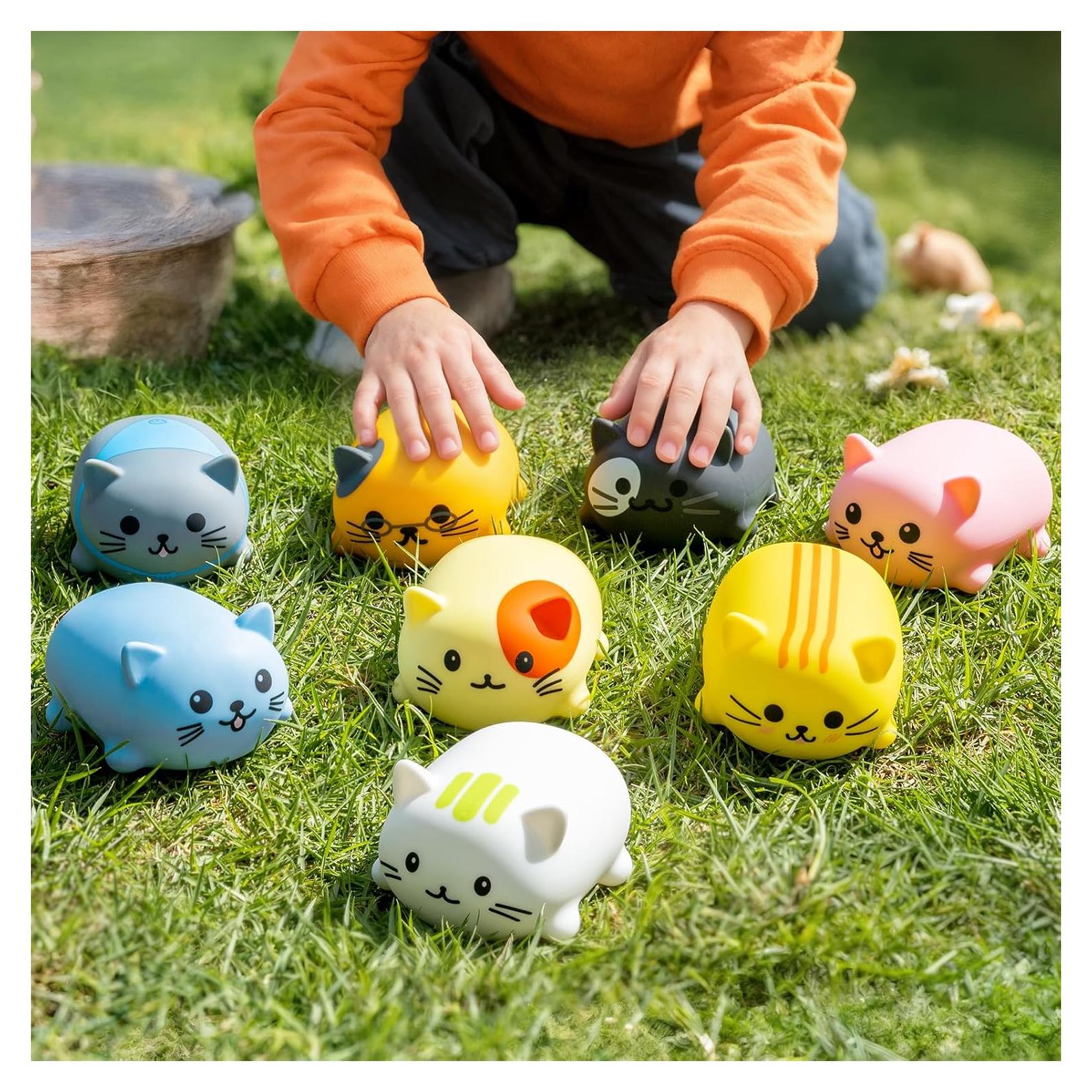 Juguetes Musicales Ruko Gatos Piano 8Pcs para Niños 3-9 Años