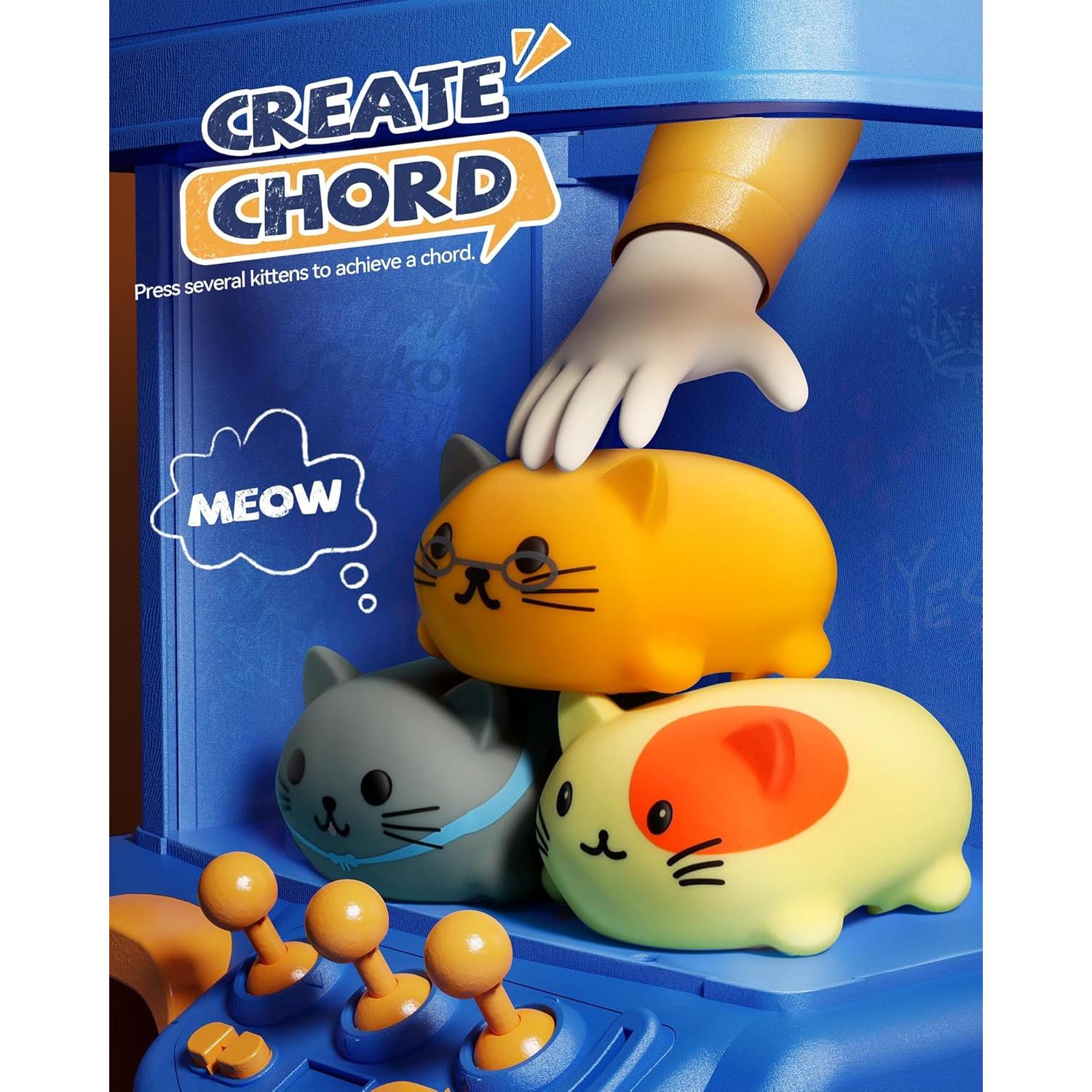 Juguetes Musicales Ruko Gatos Piano 8Pcs para Niños 3-9 Años