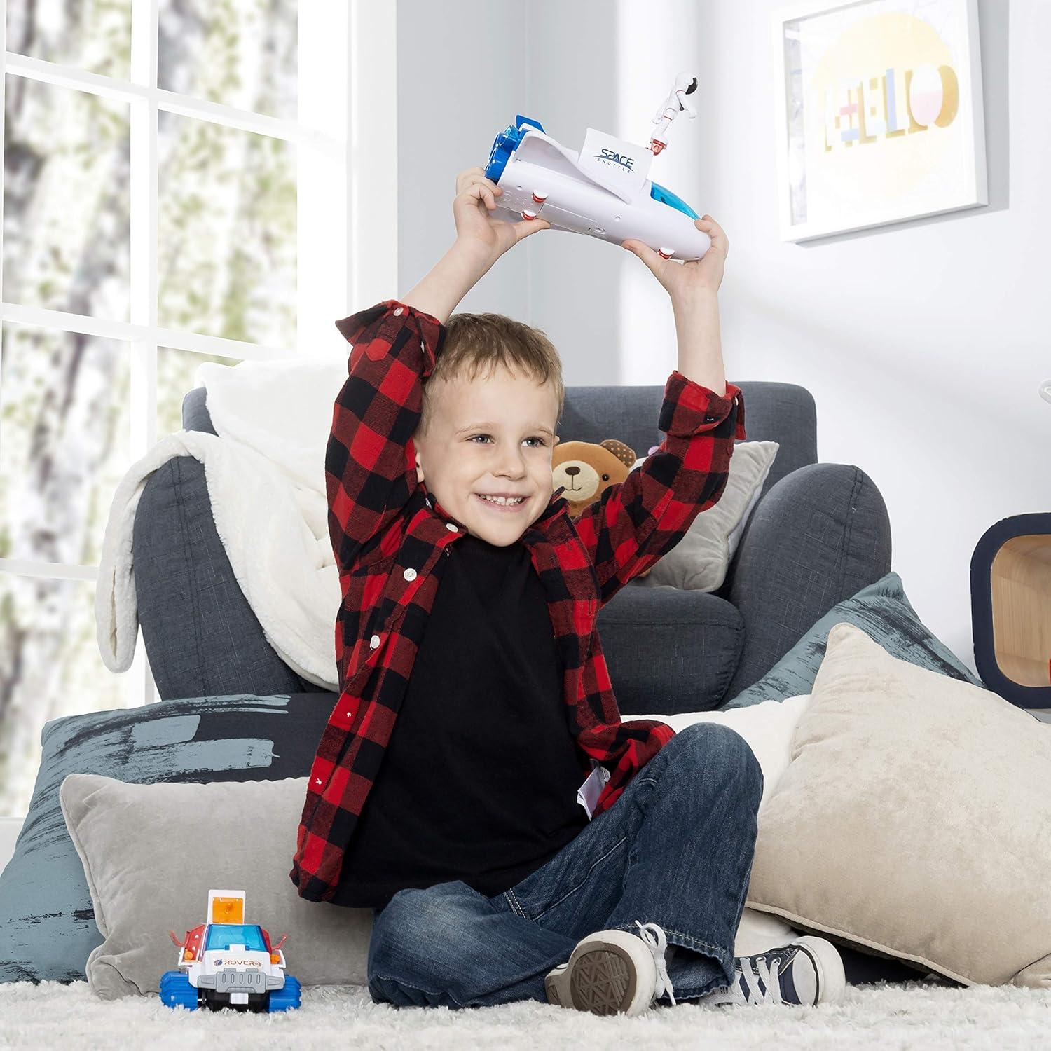 Juguete Transbordador Espacial Astro Venture con Rover y 2 Astronautas