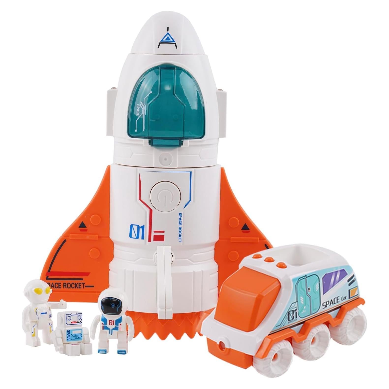 Juguete Nave Espacial Jomifin con Luces y Sonido, 3 Astronautas