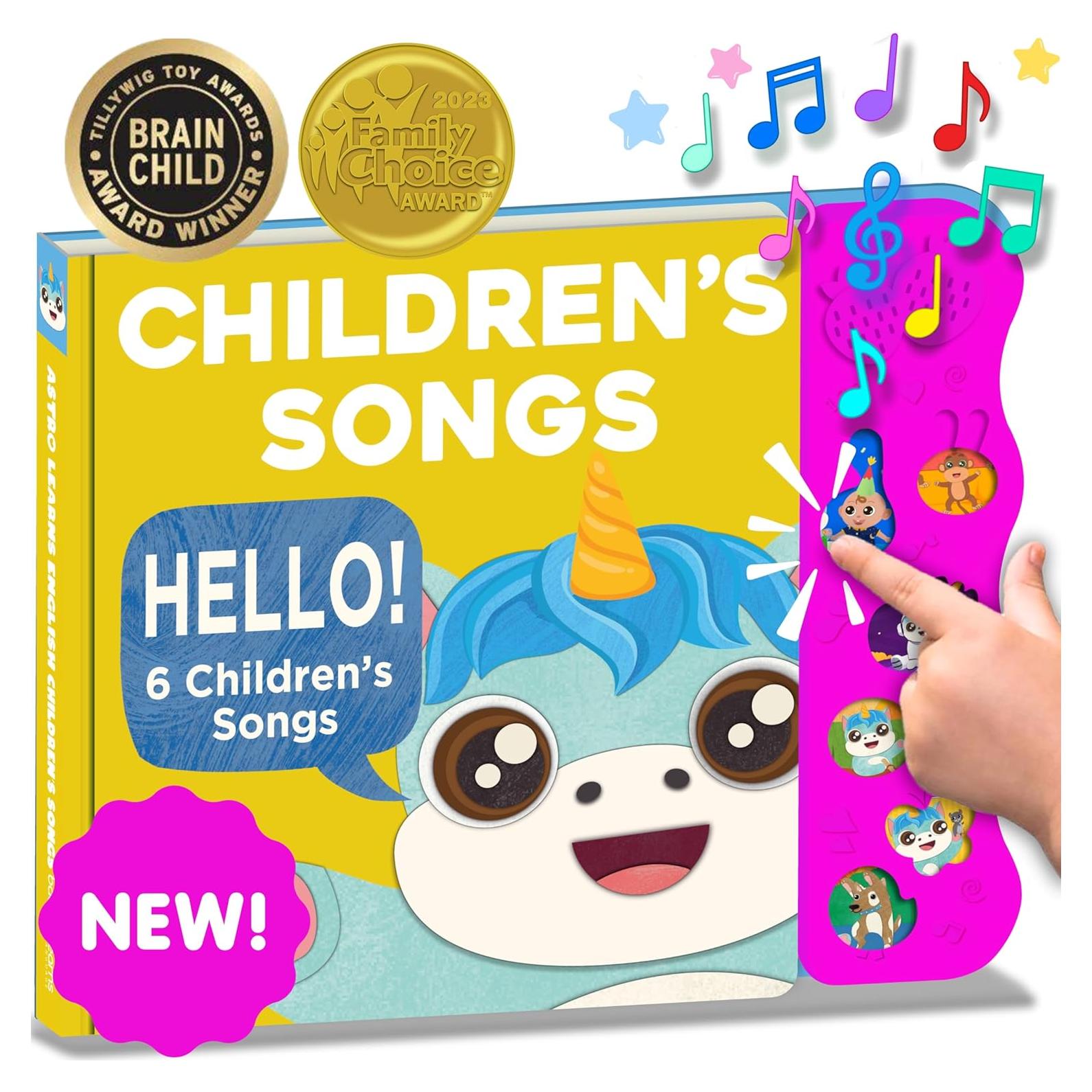 Libro Musical Interactivo Happy Little Bear para Niños 1-3 Años