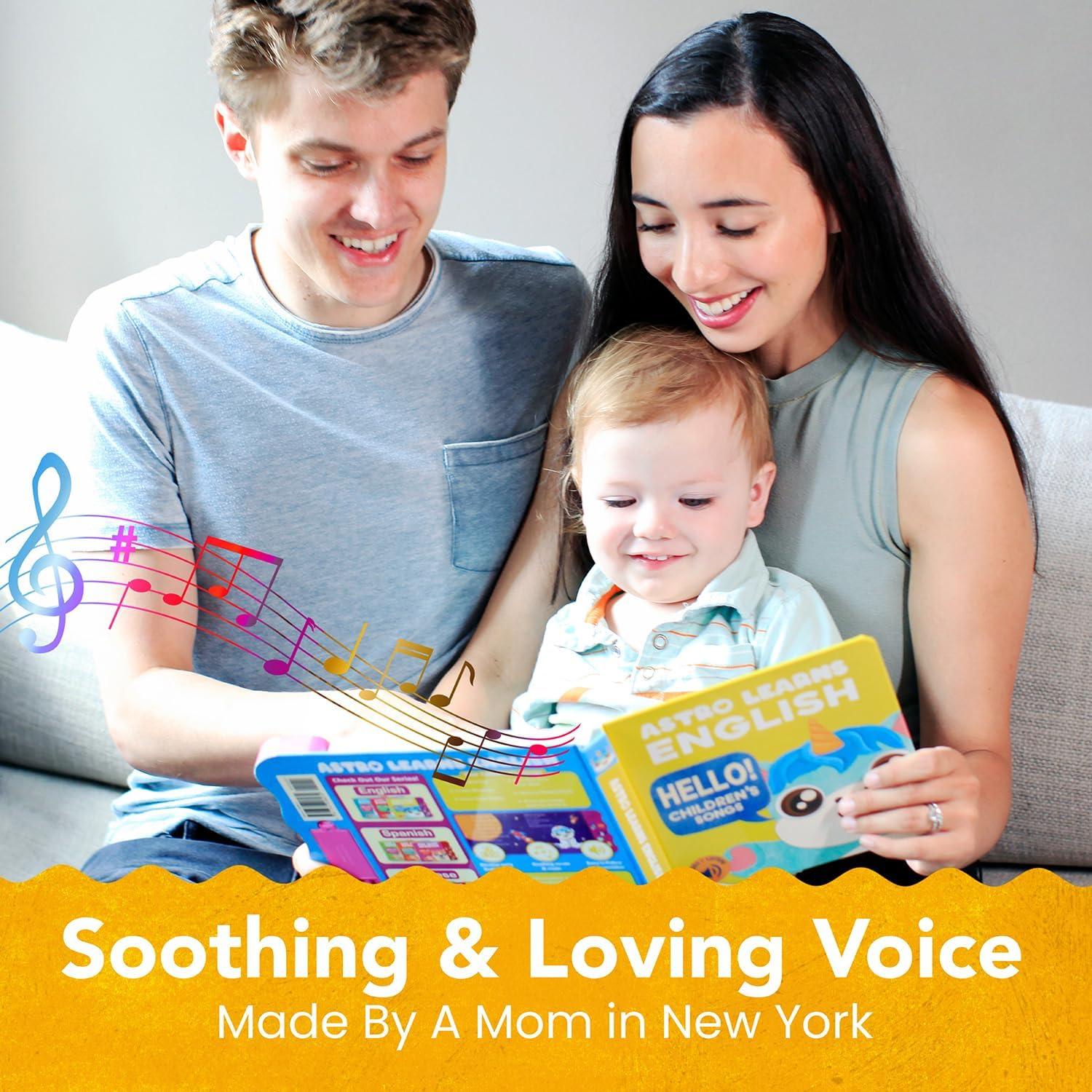 Libro Musical Interactivo Happy Little Bear para Niños 1-3 Años