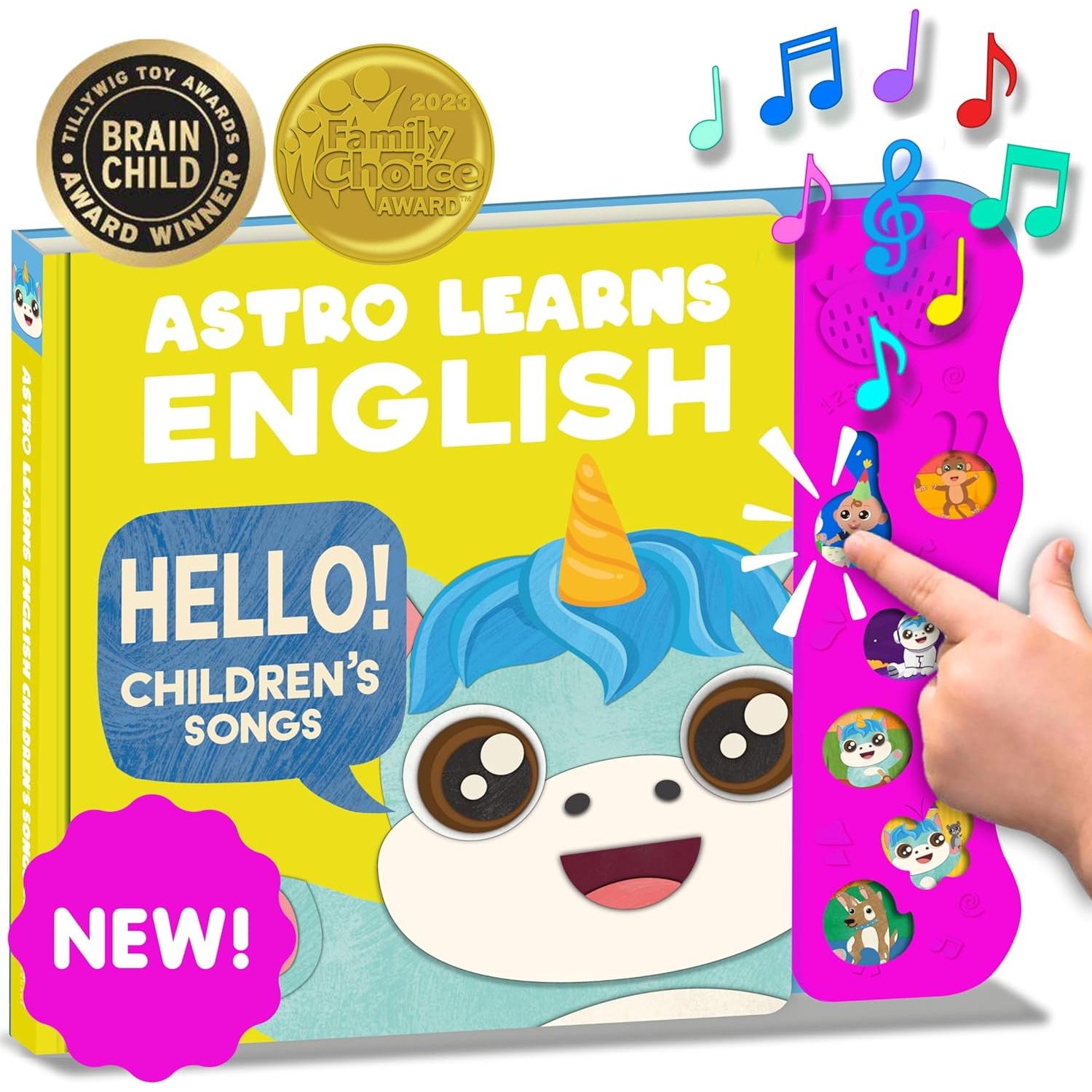 Libro Musical Interactivo Happy Little Bear para Niños 1-3 Años