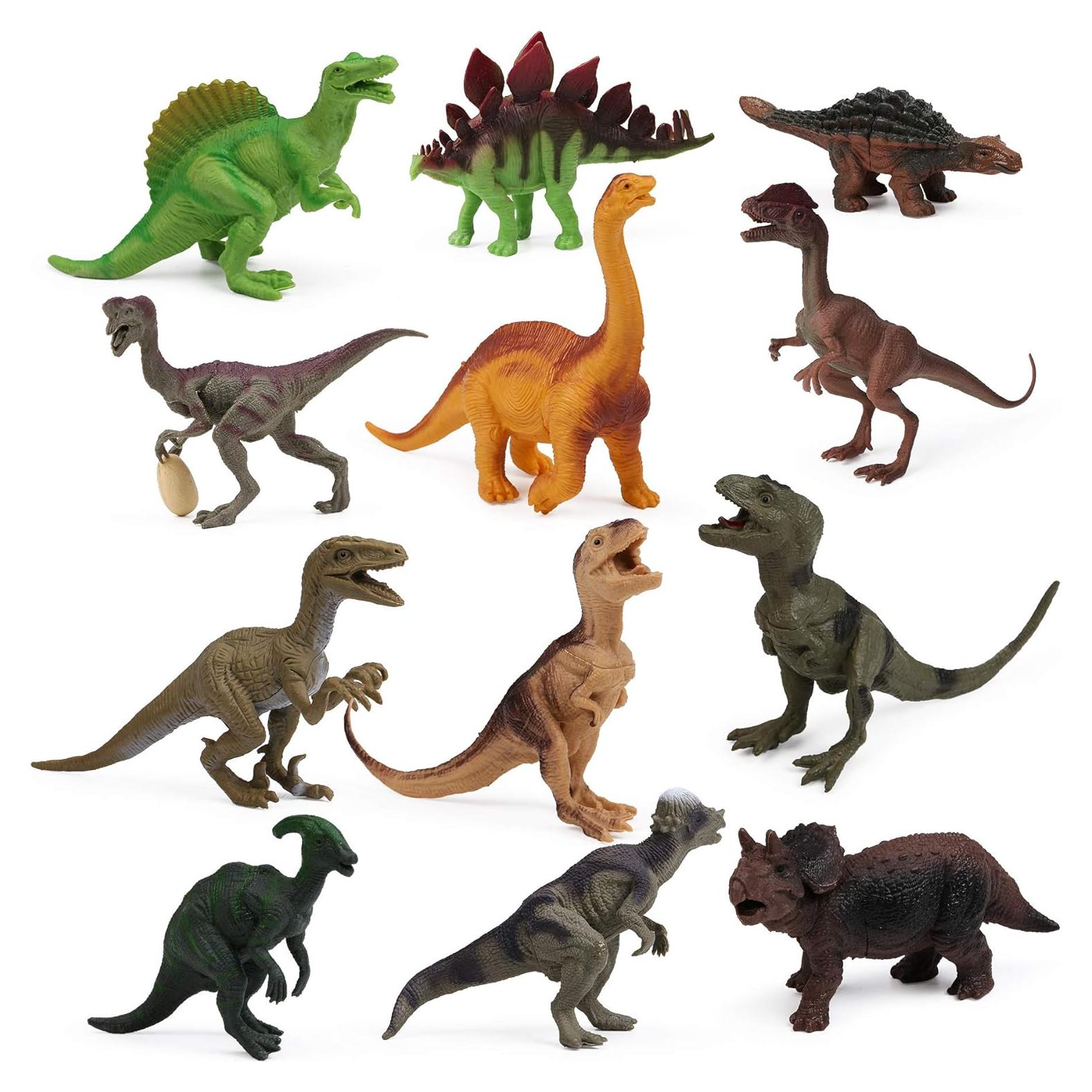 Figuras de Dinosaurios UANDME 12pcs Juguetes Educativos