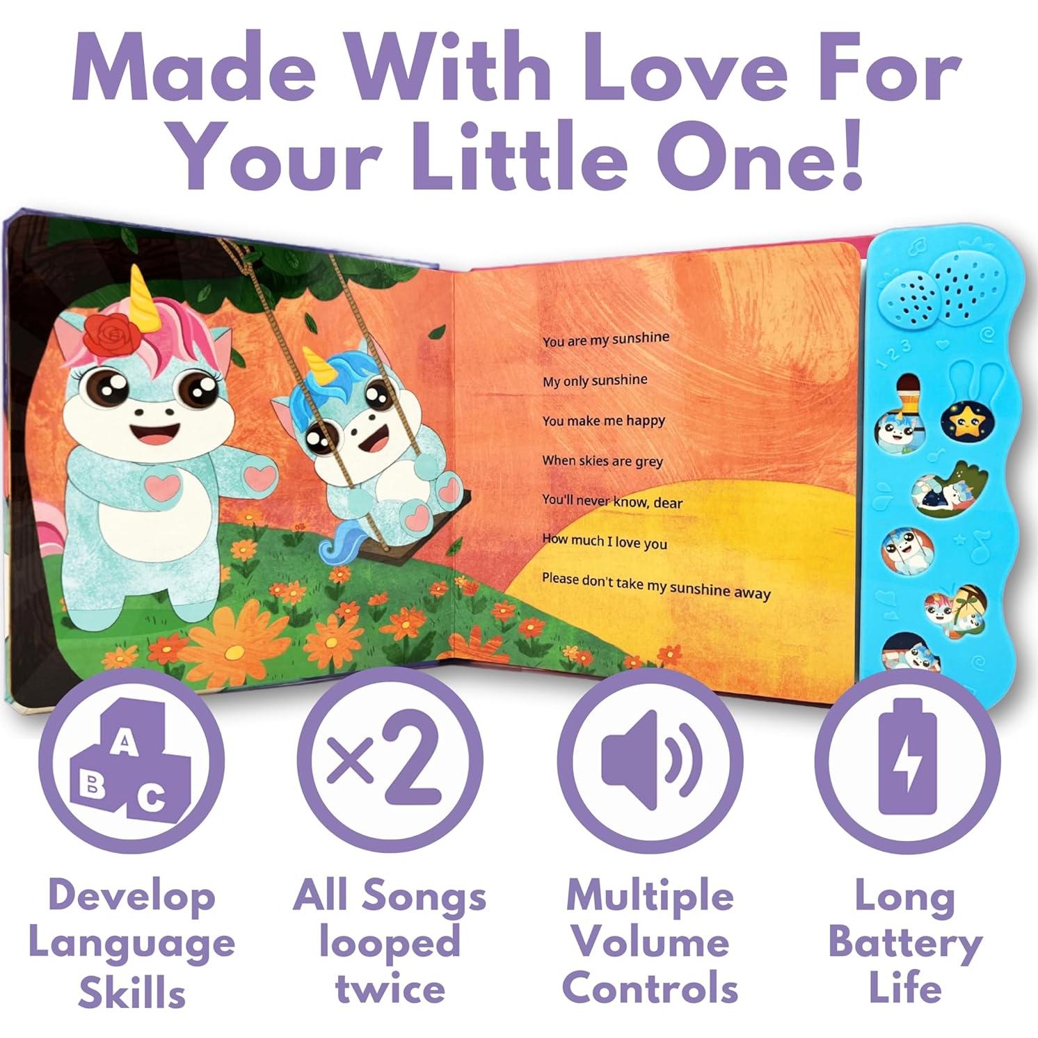 Libro Musical Interactivo Happy Little Bear Cub - Rimas Infantiles