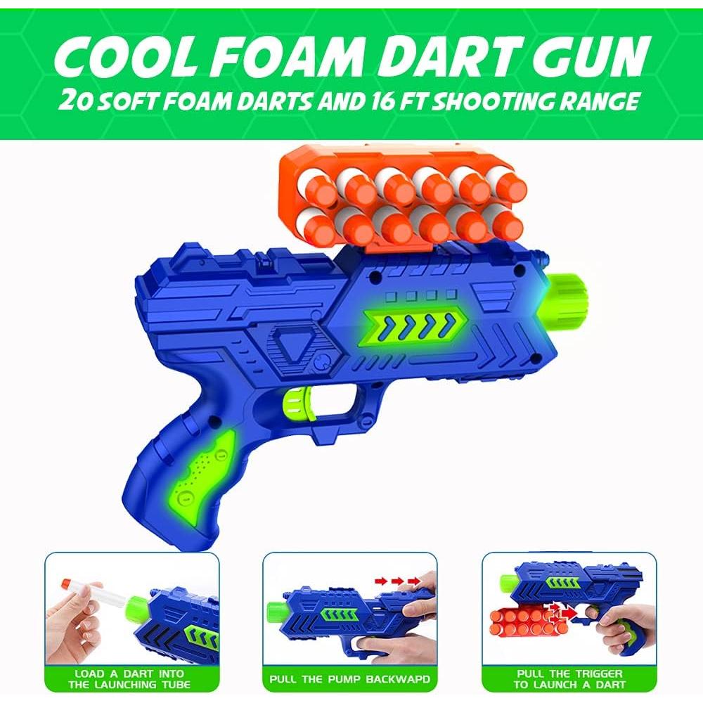 Juguete de Tiro BAODLON con Objetivos Flotantes y Dardos