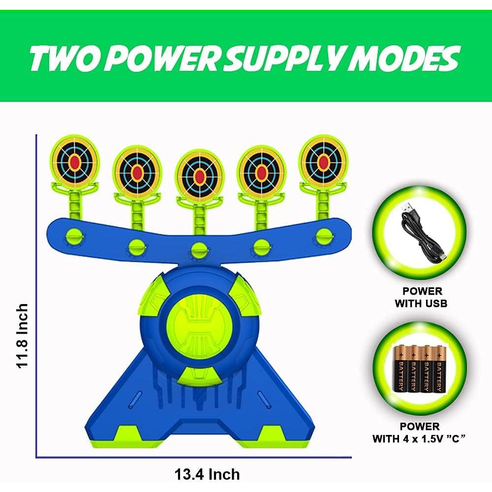 Juguete de Tiro BAODLON con Objetivos Flotantes y Dardos