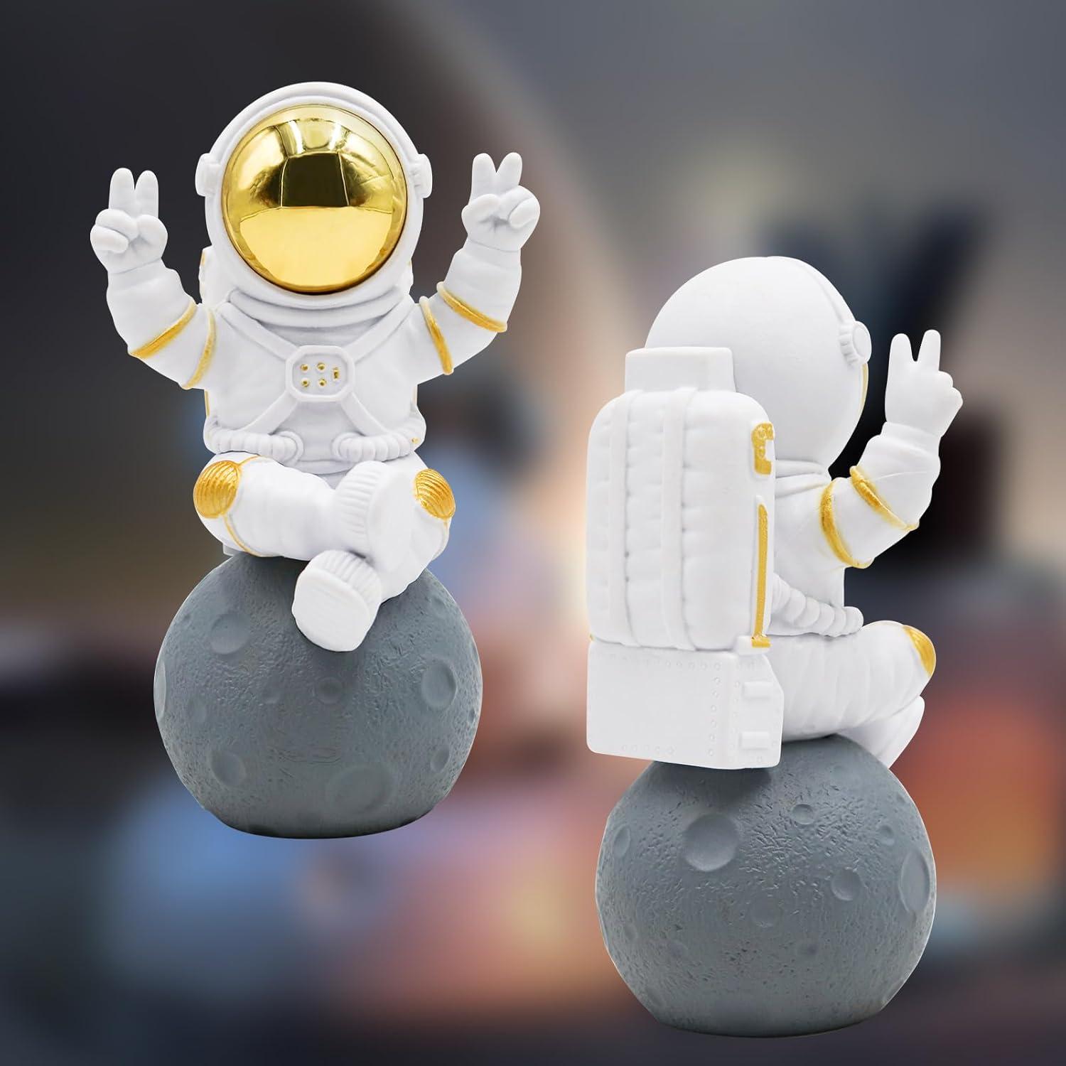 Estatua Decorativa de Astronauta Oooct - Resina 7.37 cm