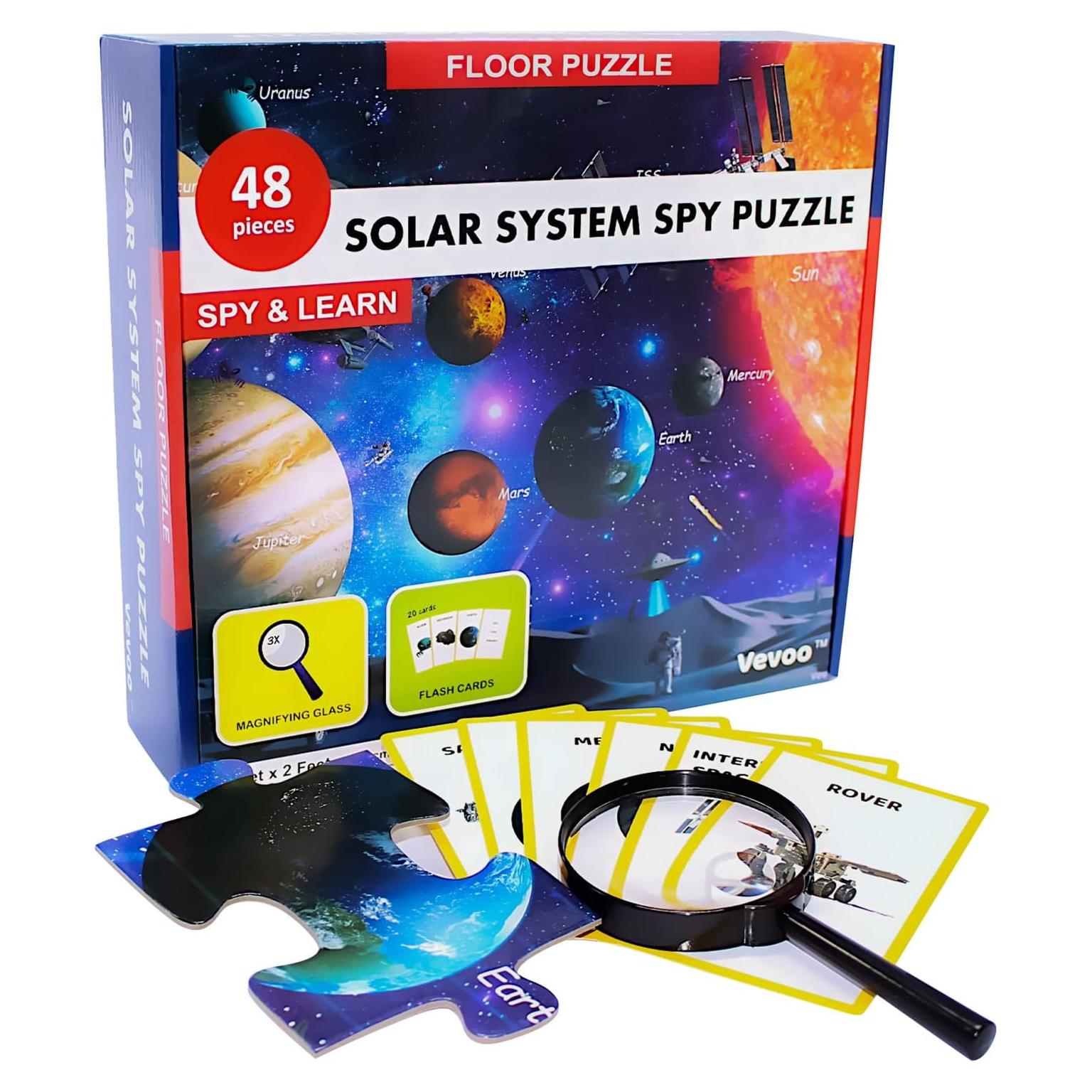 Rompecabezas Espacial Vevoo 48 Piezas 0.61m x 0.91m para Niños