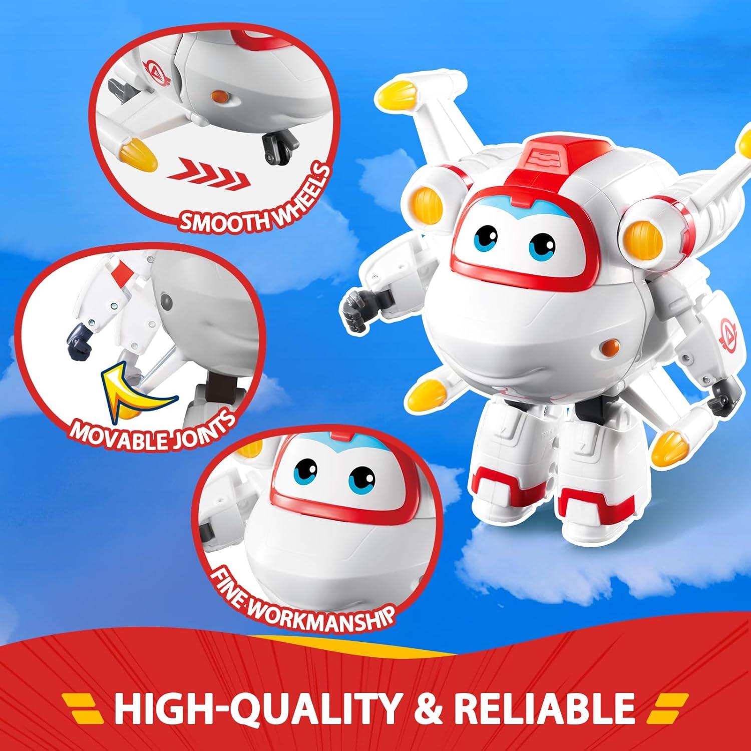 Super Wings Juguetes Transformables Chica Dorada y Astro 12.7cm
