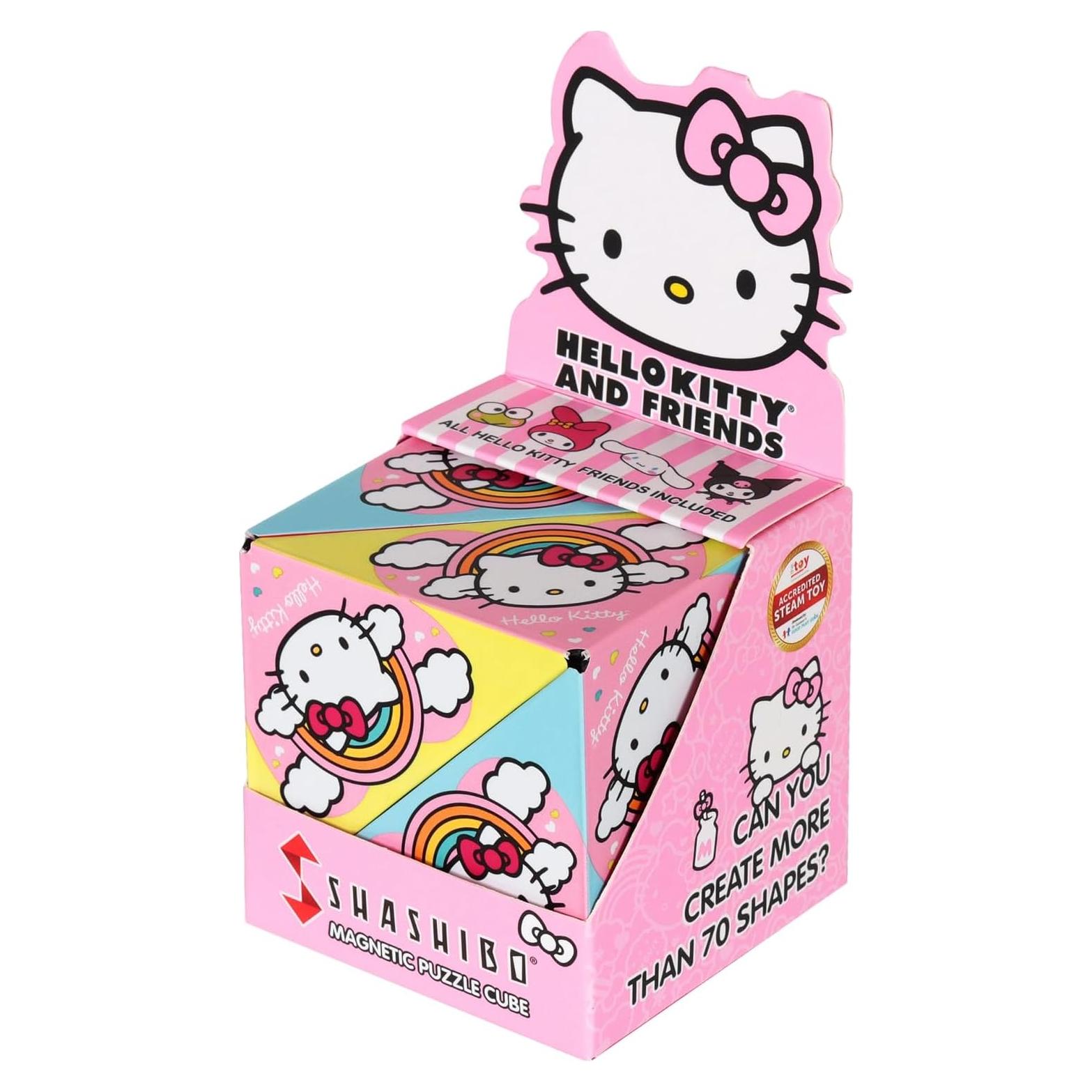 Cubo Magnético Antiestrés Hello Kitty - Shashibo Arcoíris