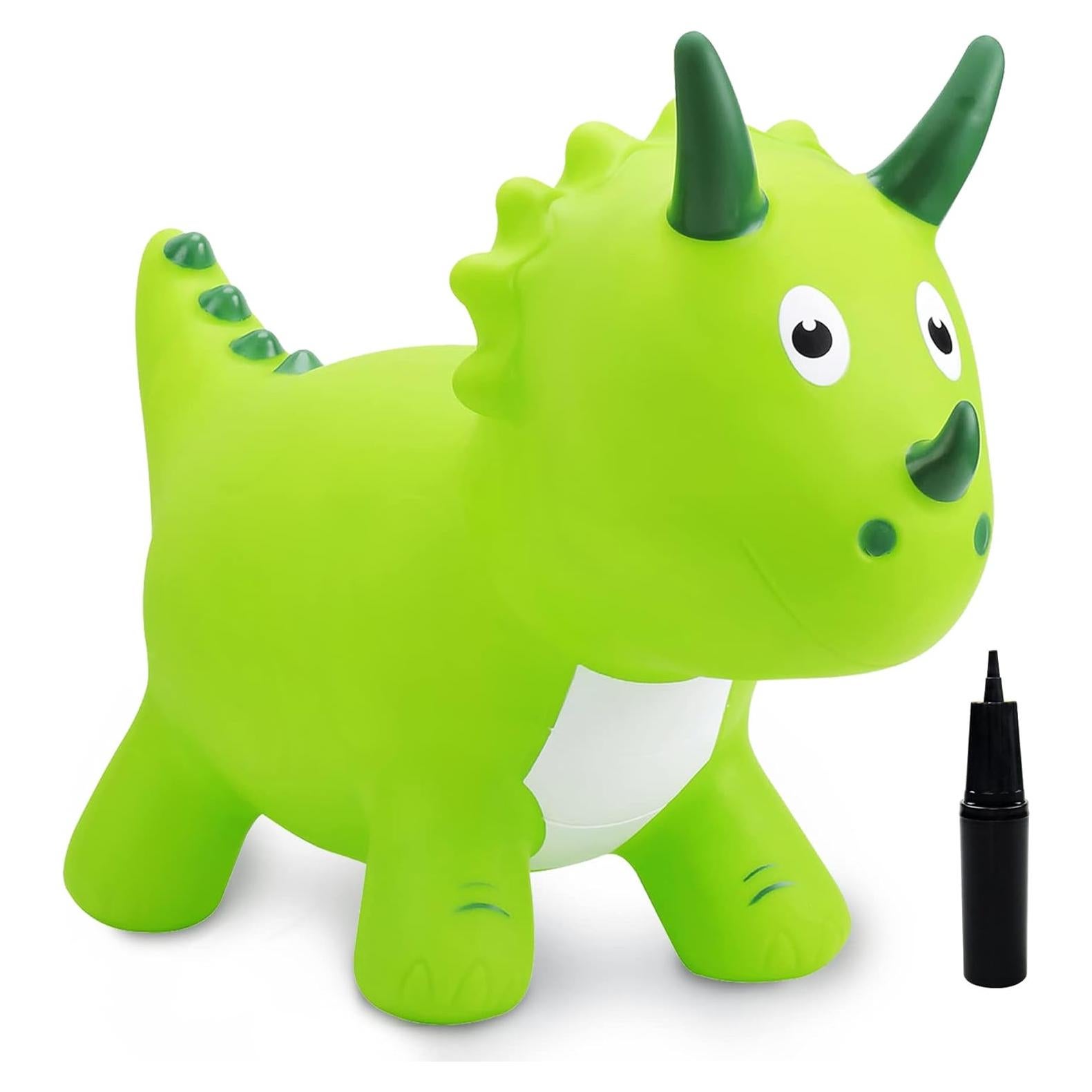 Saltador Inflable Dinosaurio Verde EVERICH para Niños 18 Meses