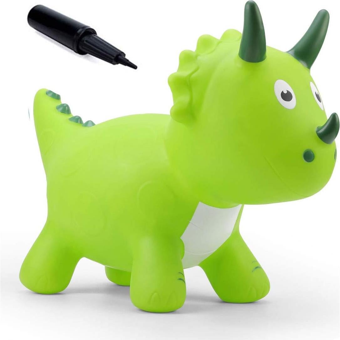 Saltador Inflable Dinosaurio Verde EVERICH para Niños 18 Meses