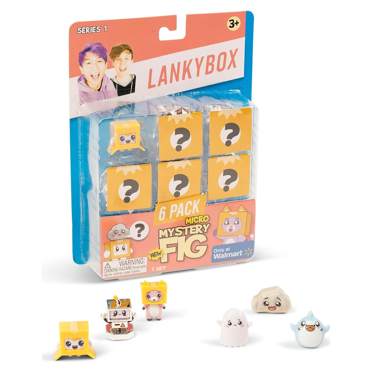 Figuras Micro Misteriosas LankyBox - Paquete de 6 - Serie 1
