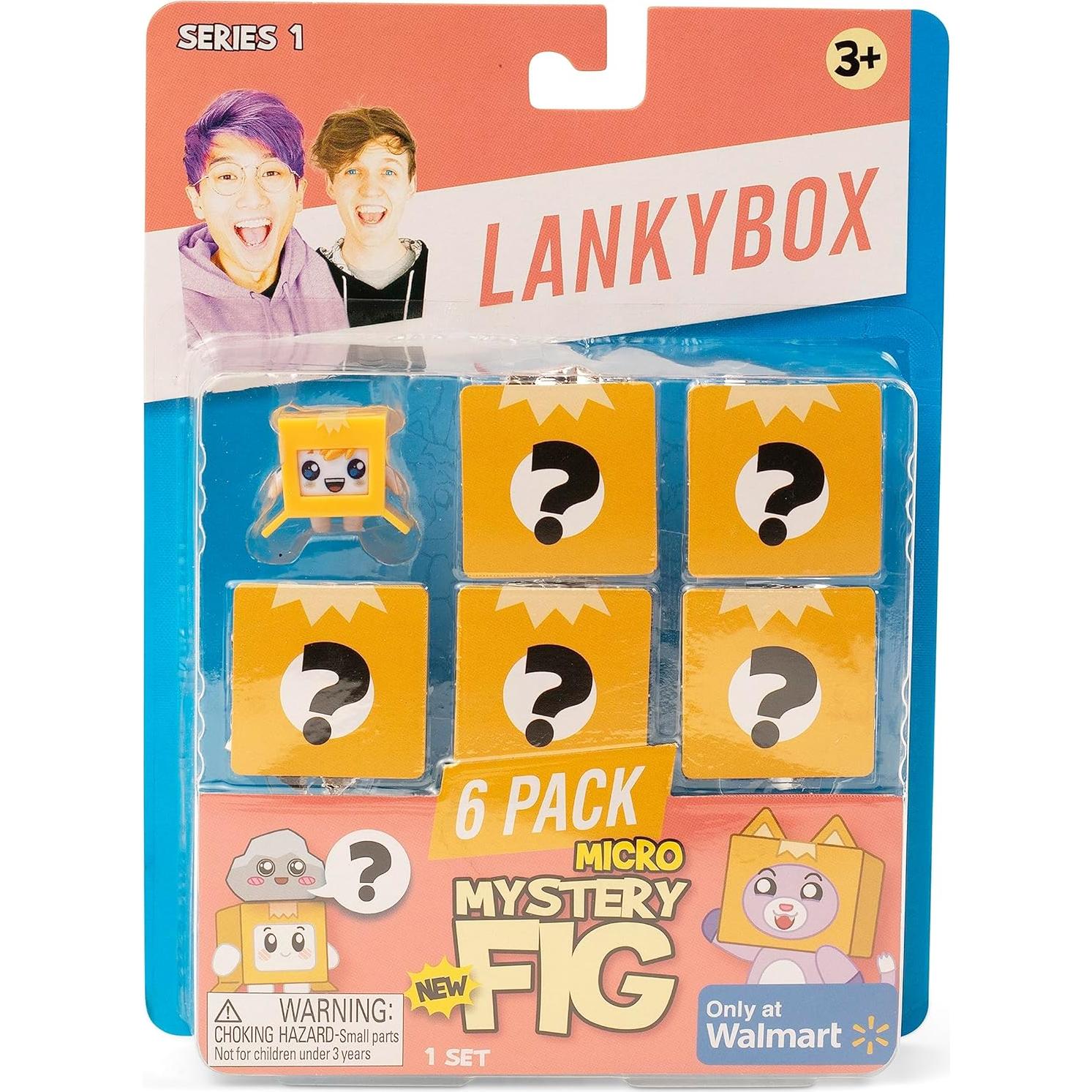 Figuras Micro Misteriosas LankyBox - Paquete de 6 - Serie 1