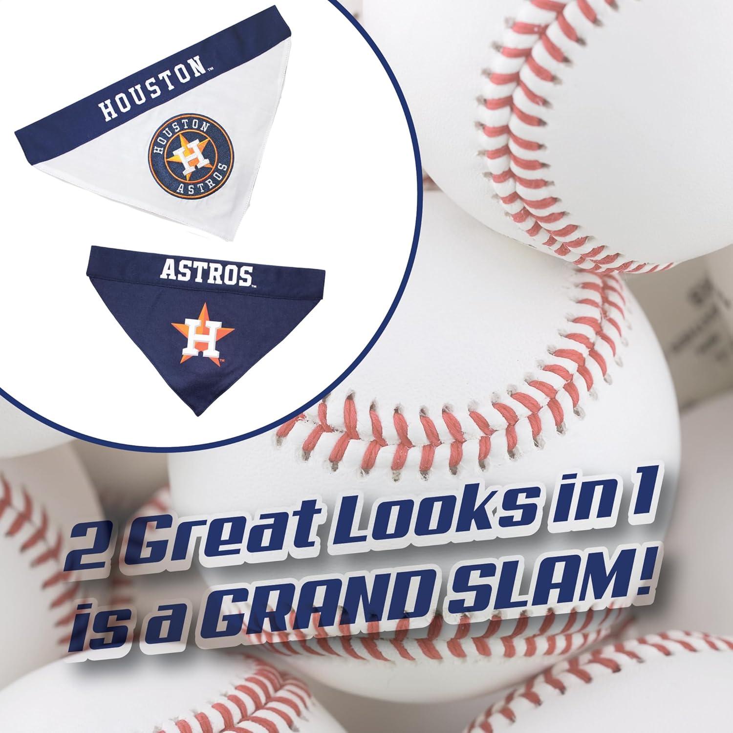 Bandana Reversible para Perros y Gatos Pets First Houston Astros XX-Large