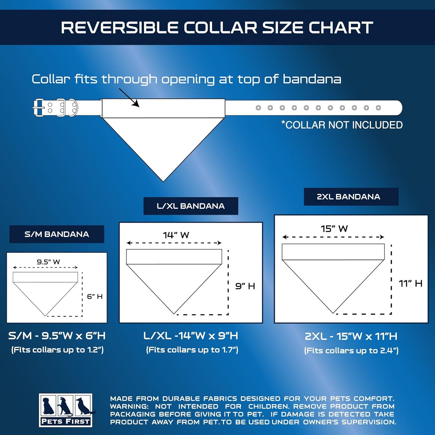 Bandana Reversible para Perros y Gatos Pets First Houston Astros XX-Large