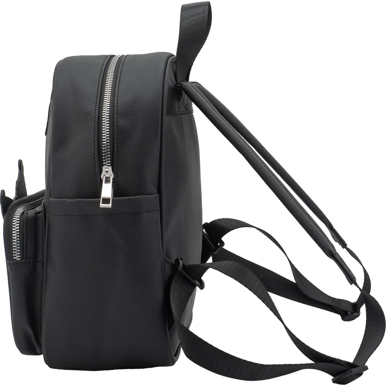 Mochila Mini de PU Kuromi Hello Kitty 26.67 cm Kawaii