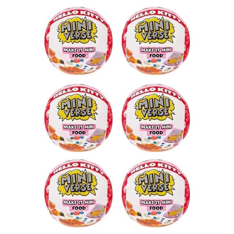 Hacerlo Mini Comida Hello Kitty MGA - 6 Bolas Sorpresa