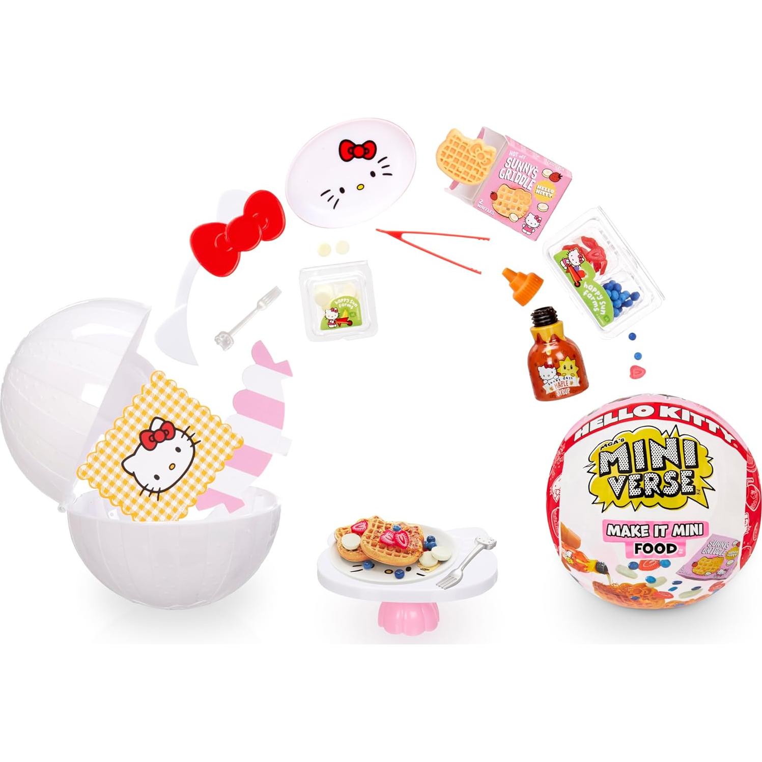 Hacerlo Mini Comida Hello Kitty MGA - 6 Bolas Sorpresa