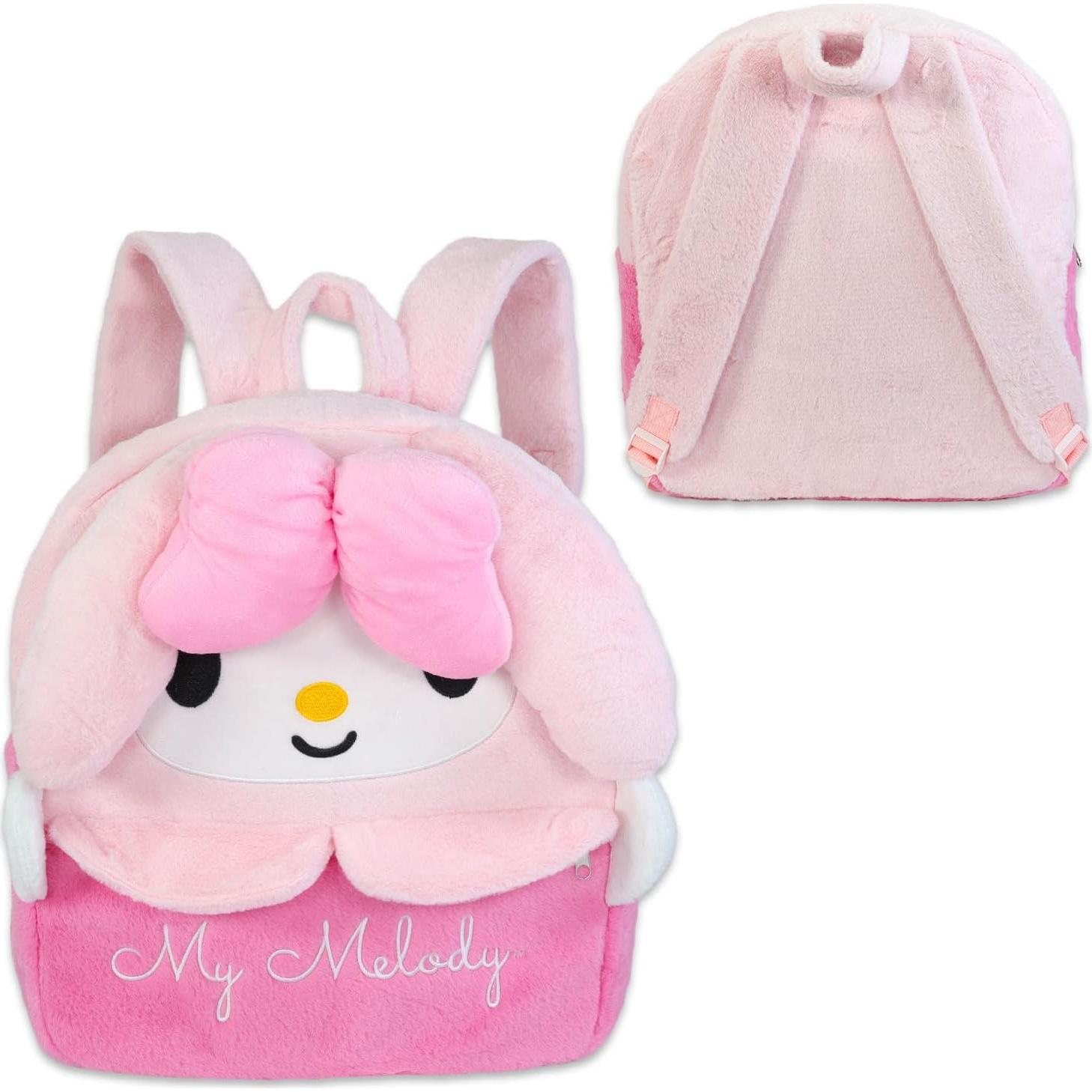 Mochila de Peluche My Melody Sanrio 38 cm con Stickers