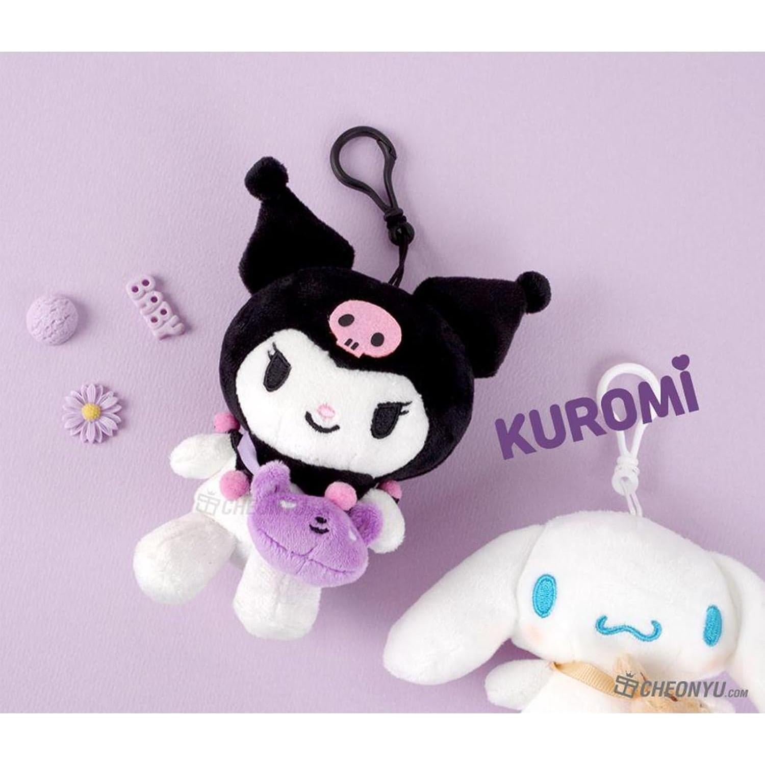 Gancho de bolsa Hello Kitty 11.94 cm - Clip de peluche