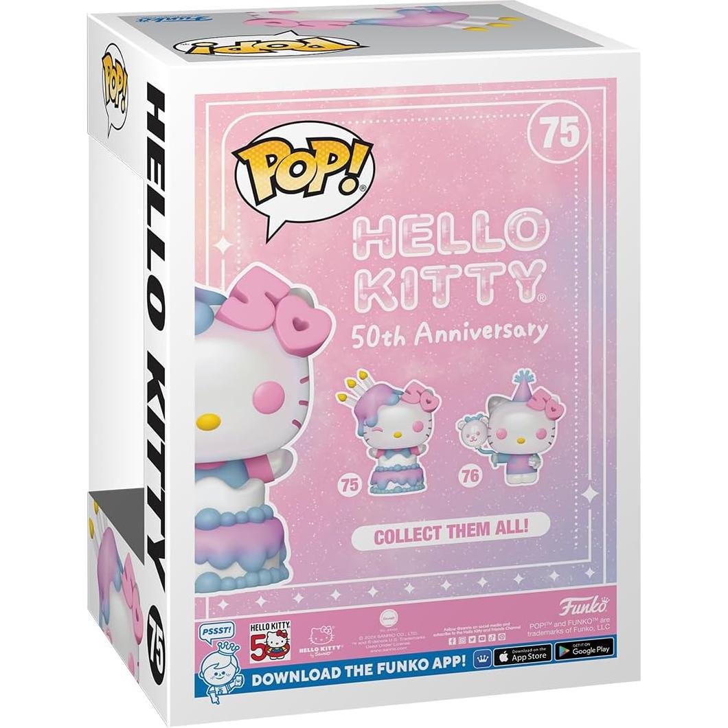Figura de Vinilo Hello Kitty 50 Aniversario Funko 11 cm