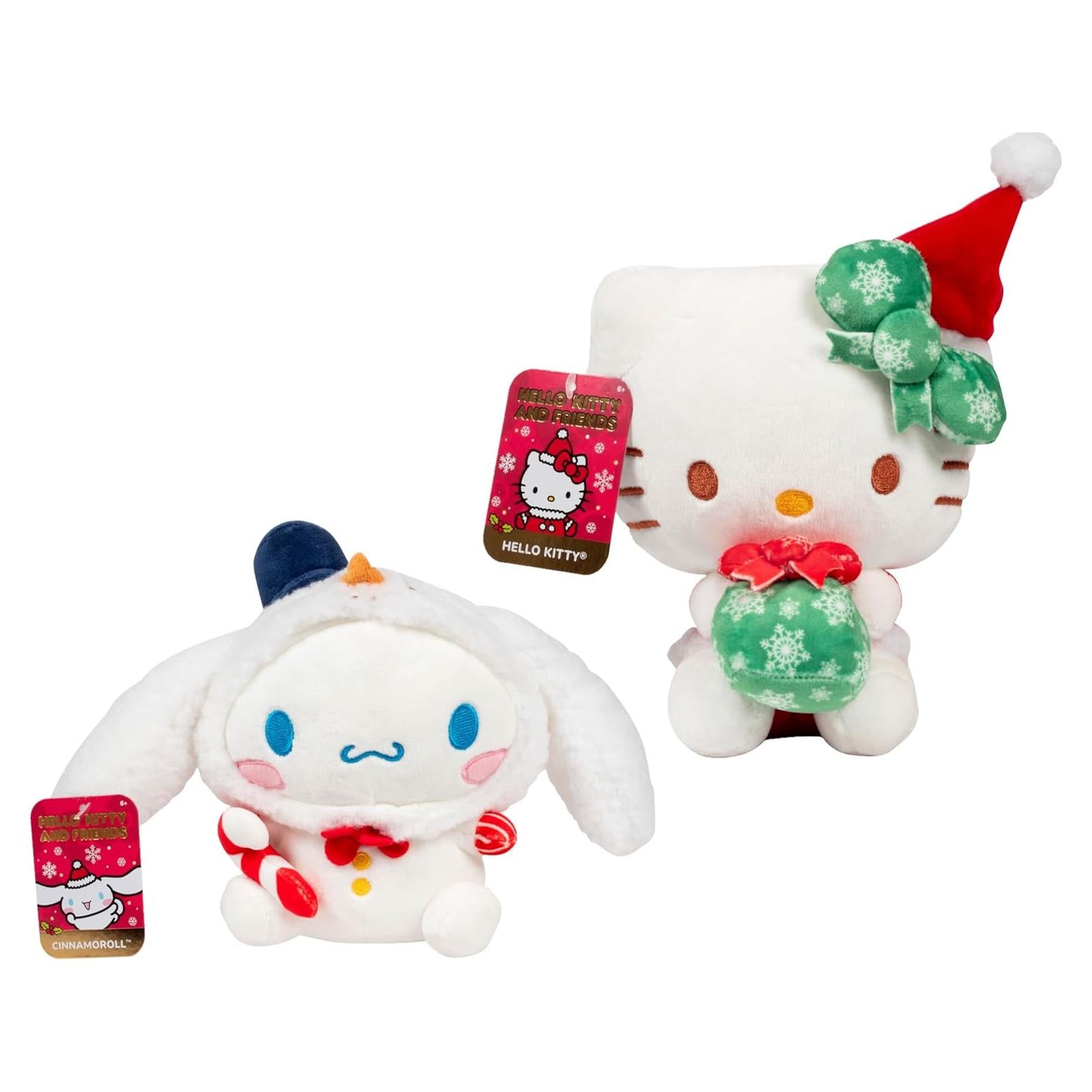 Peluche 20 cm Hola Kitty y Cinnamoroll 2-Pack Sanrio