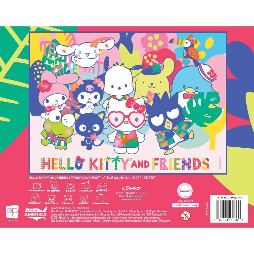 Rompecabezas Hello Kitty Tropical 1000 Piezas USAopoly