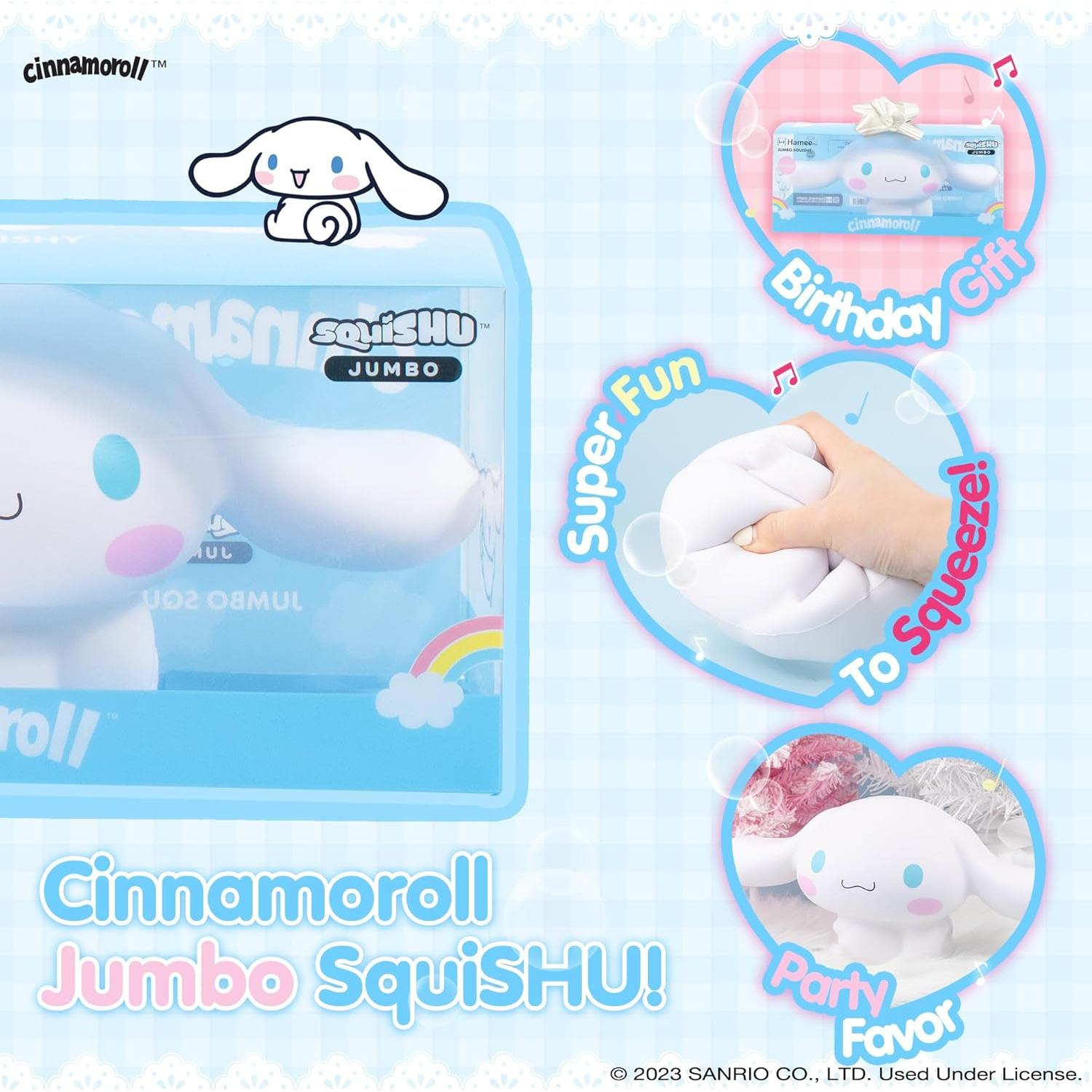 Bundle Squishy Cinnamoroll y Thumb Grips Hello Kitty Nintendo Switch