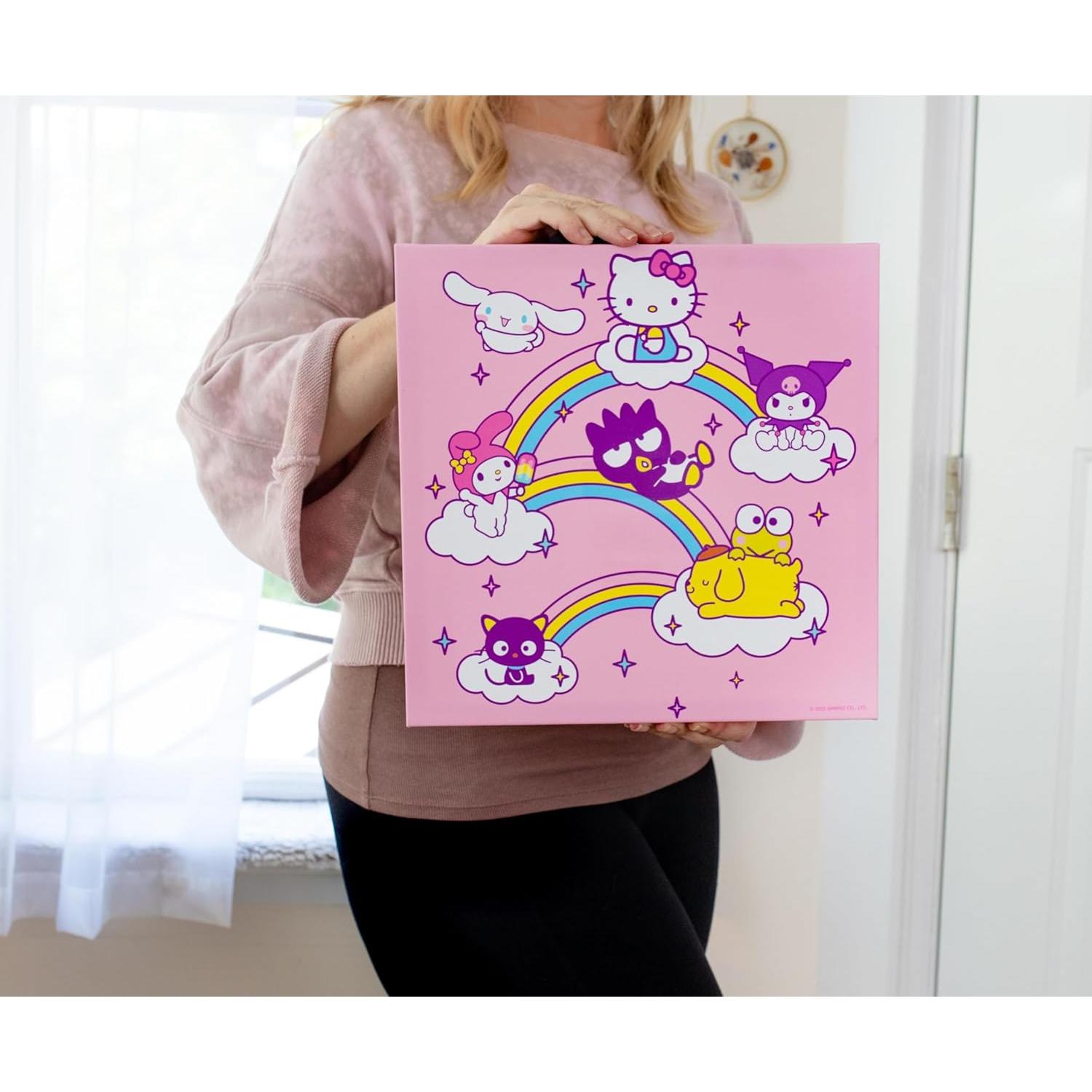 Arte de Pared Lienzo Hello Kitty y Amigos 30.48x30.48 cm