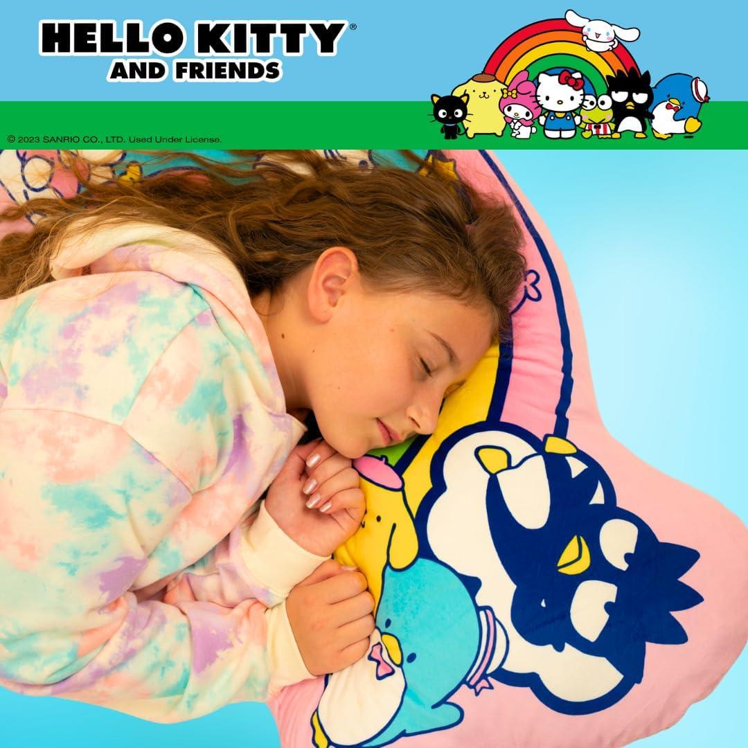 Almohada Corporal Arcoíris Hello Kitty 65x91 cm Suave Peluche