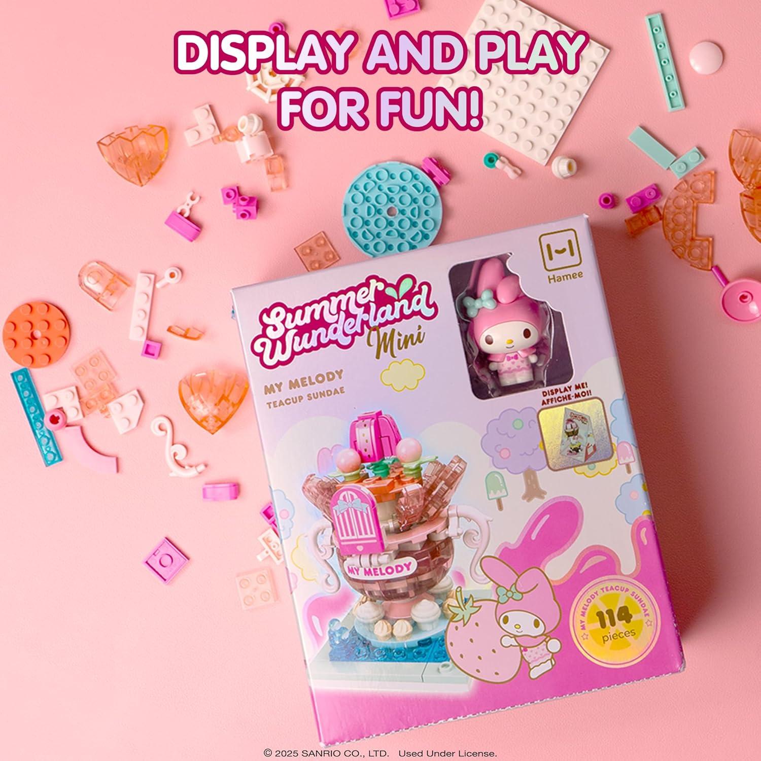 Set de Bloques de Construcción Sanrio My Melody y Cinnamoroll