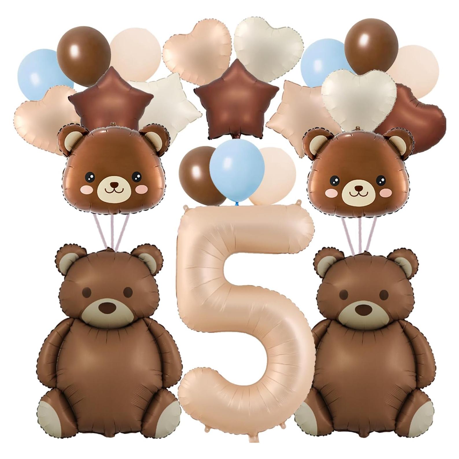 32 Pzs Globos de Oso Finypa Decoración Baby Shower Cumpleaños