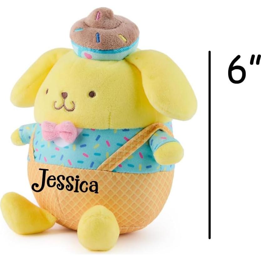 Peluche Pompompurin Personalizado GUND 15 cm Licencia Oficial