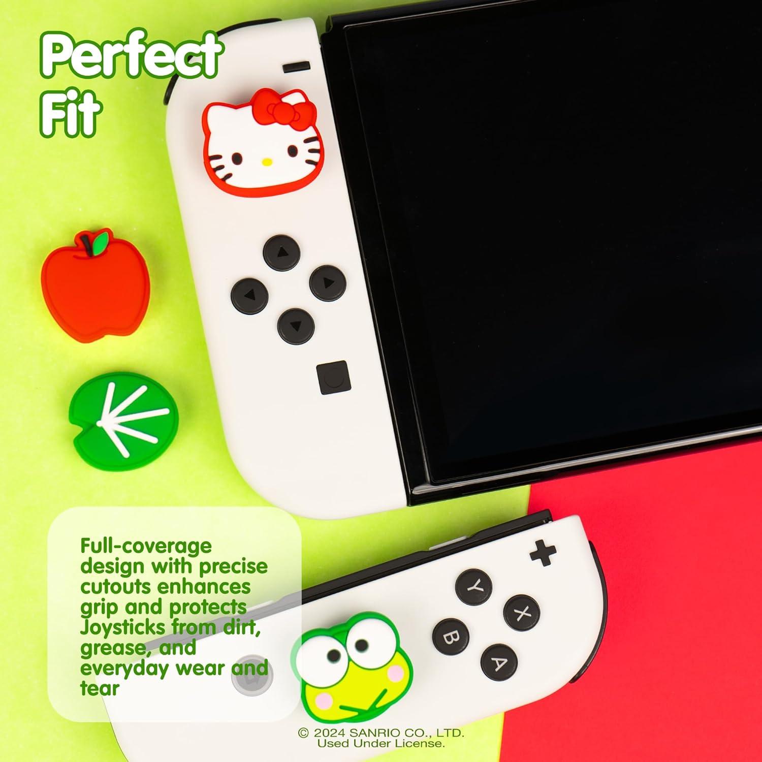 Squishy Hello Kitty Jumbo 15cm + Agarraderas Nintendo Switch