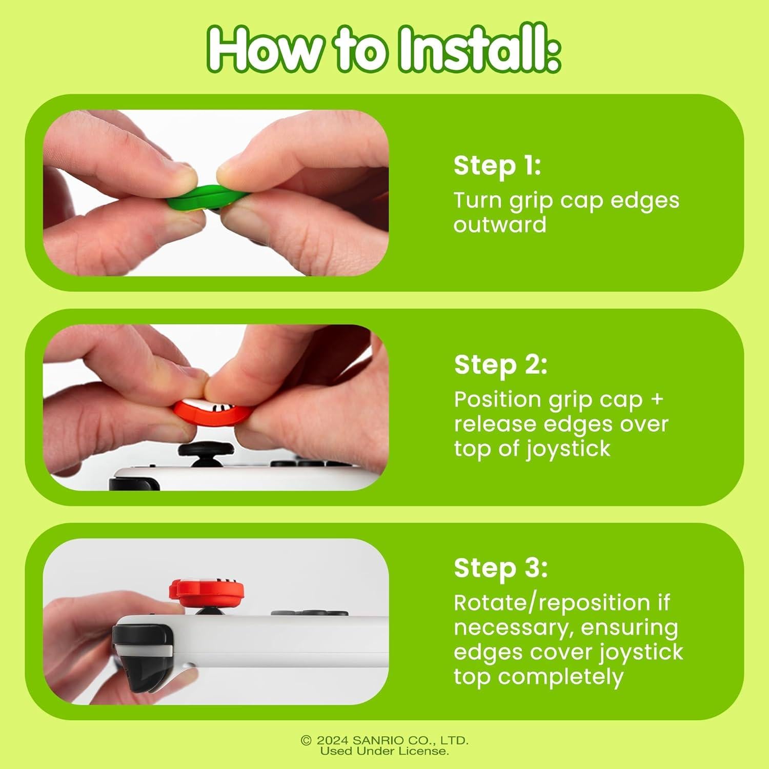 Squishy Hello Kitty Jumbo 15cm + Agarraderas Nintendo Switch