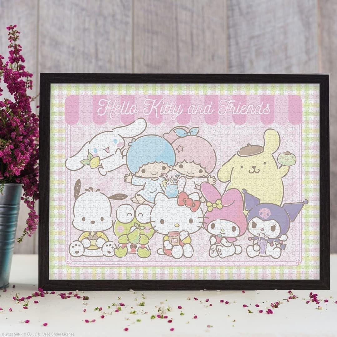 Rompecabezas Hello Kitty y Amigos 1000 Piezas 48.3x68.6cm