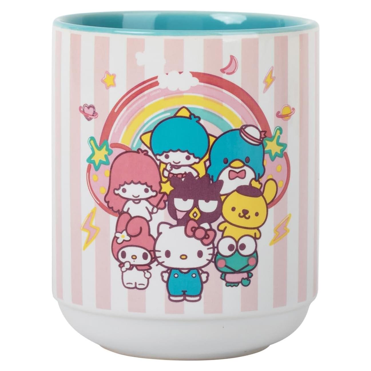 Taza de Té Cerámica Sanrio Hello Kitty 340ml Sin Asa