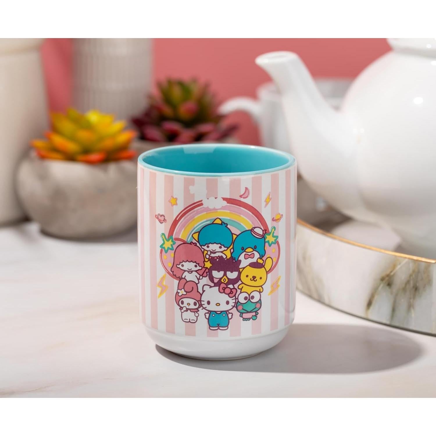 Taza de Té Cerámica Sanrio Hello Kitty 340ml Sin Asa