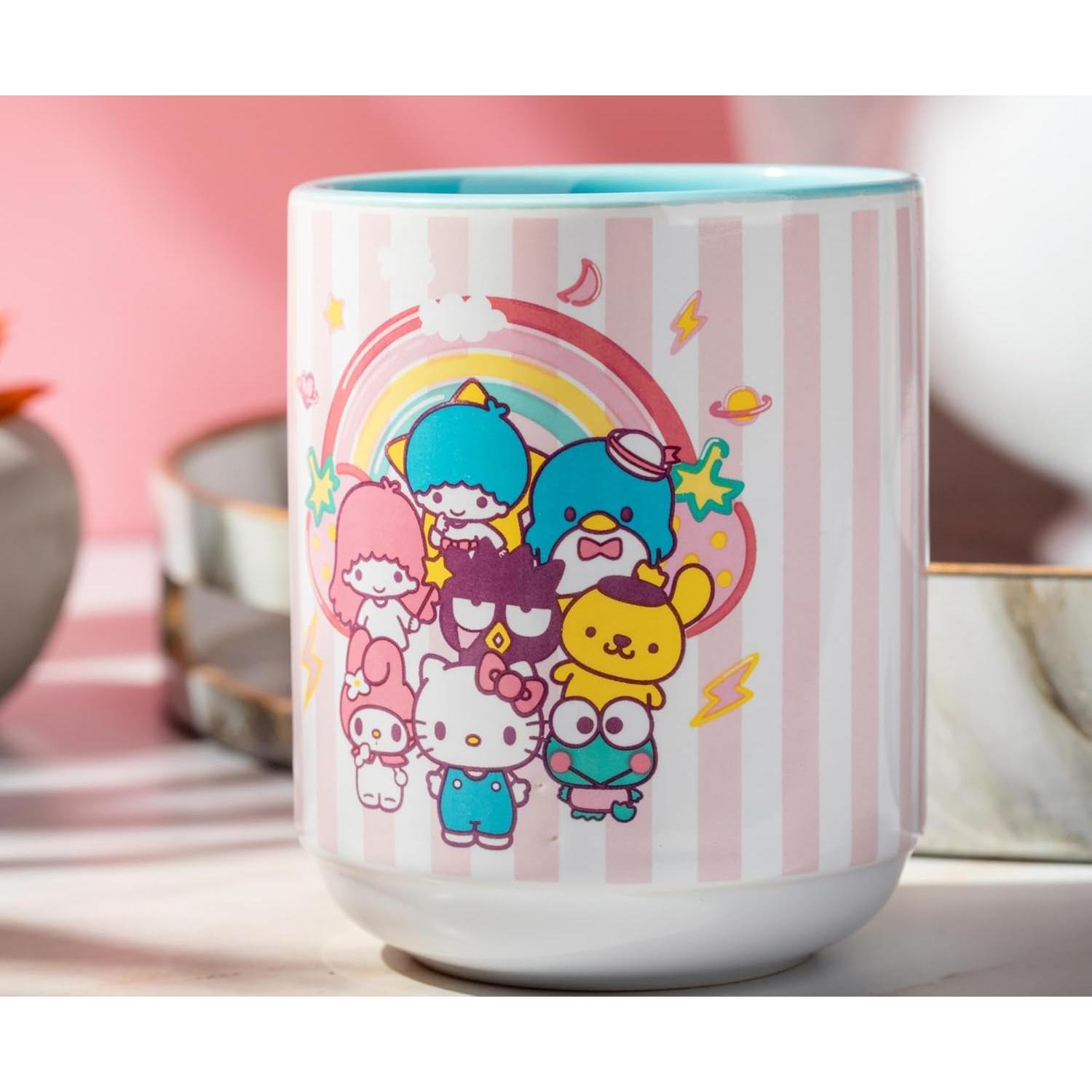 Taza de Té Cerámica Sanrio Hello Kitty 340ml Sin Asa