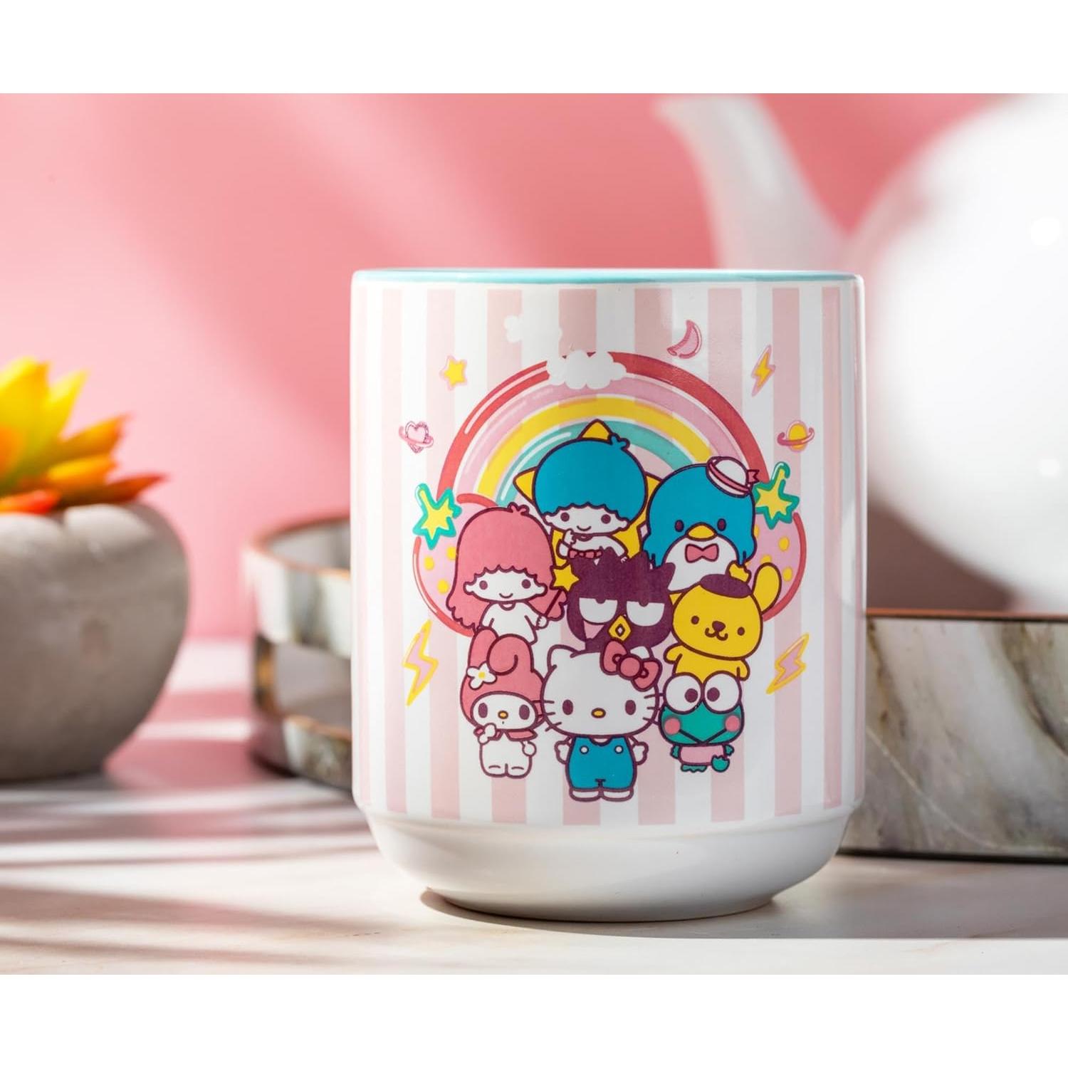 Taza de Té Cerámica Sanrio Hello Kitty 340ml Sin Asa