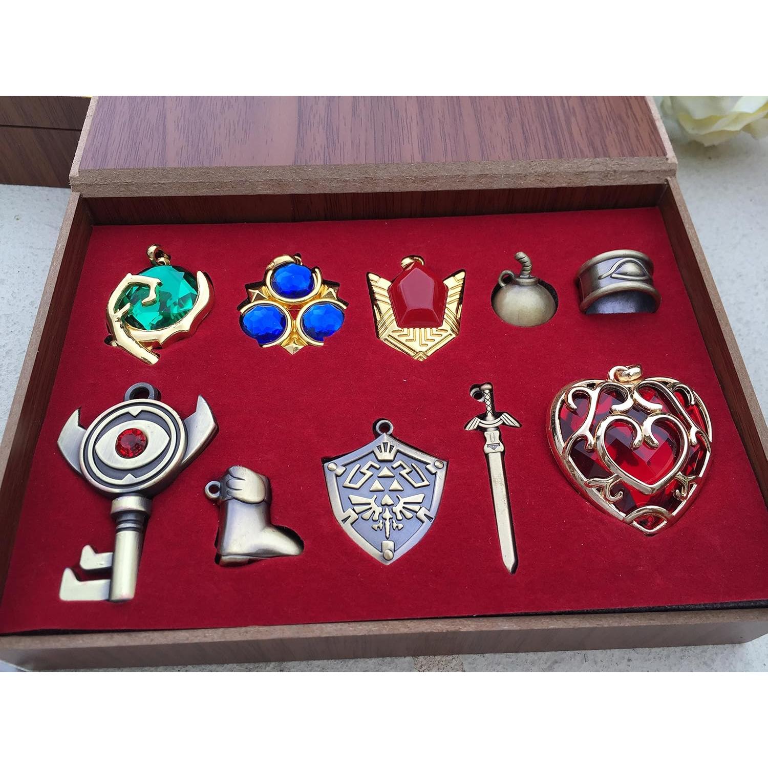 La Leyenda de Zelda Colección Llaveros y Collares 11 Piezas