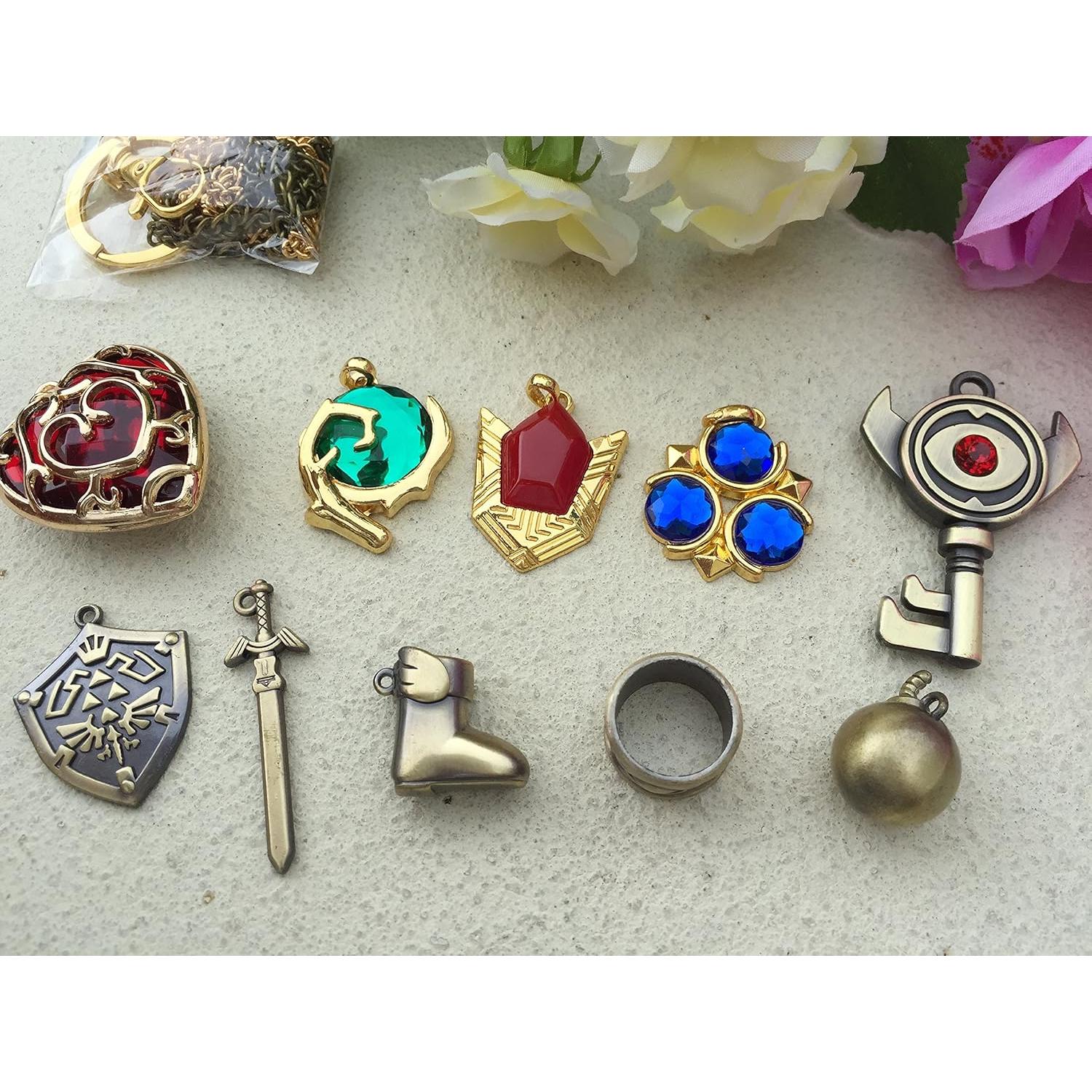 La Leyenda de Zelda Colección Llaveros y Collares 11 Piezas