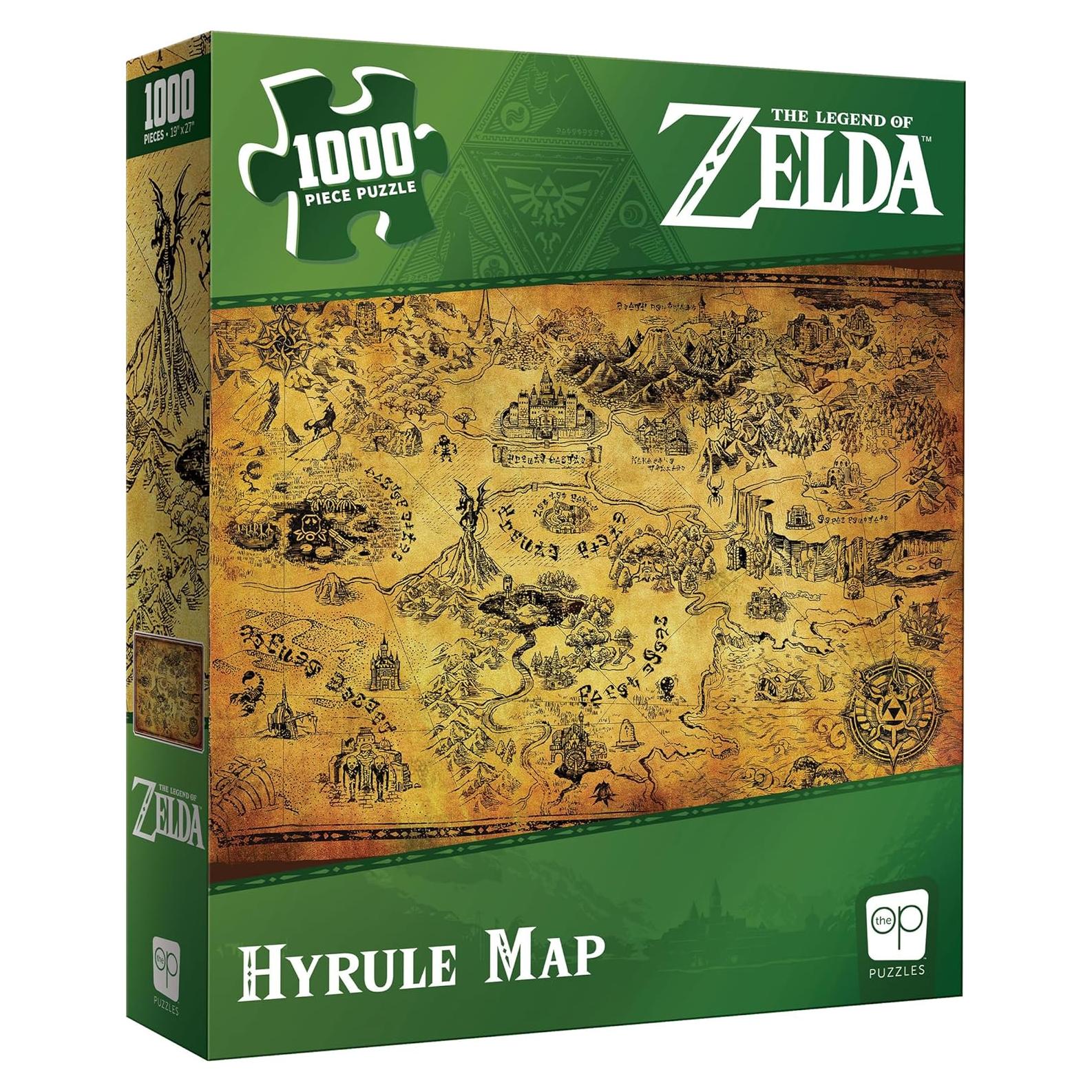 Rompecabezas 1000 Piezas Mapa de Hyrule USAopoly 48.3x68.6cm